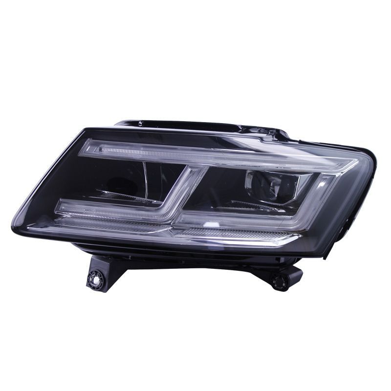 09-18年式 アウディ Q5 Q5L LEDヘッドライト 一抹ブルー デイライト ウィンカー 左右セット