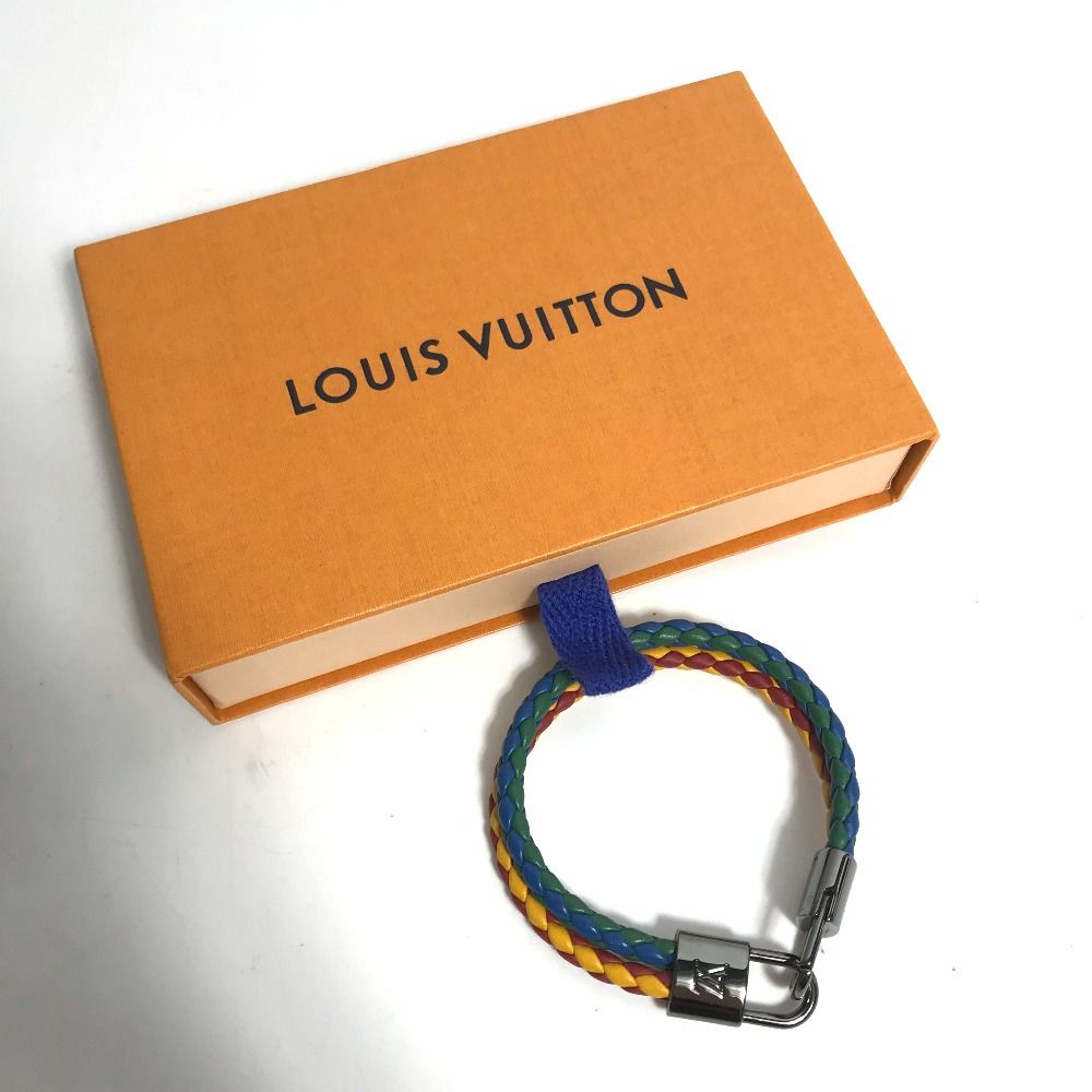 LOUIS VUITTON ルイヴィトン ブレスレット ブラスレ LV ブレイドロック MP059 レザー - メルカリ