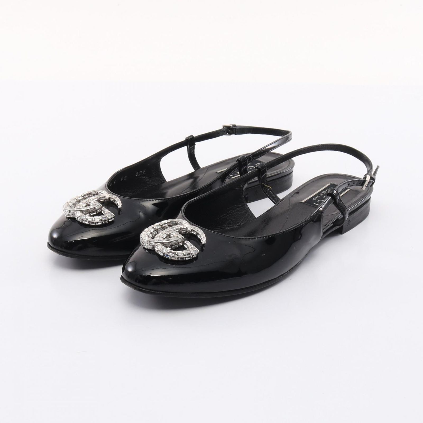 グッチ GUCCI サンダル ダブルG バレエシューズ 762765 ブラック