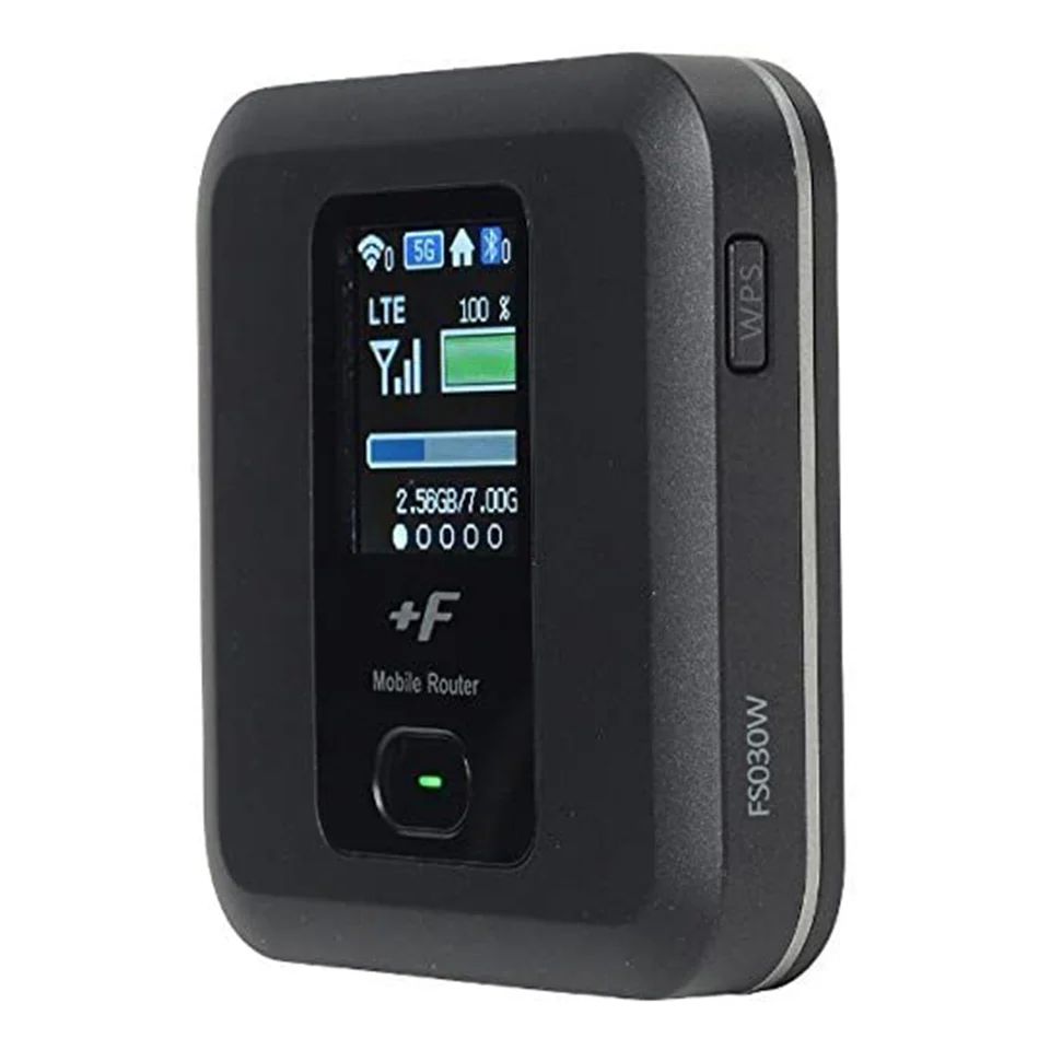 ♥品 FS 030 W 富士ソフト モバイルWiFiルーター SIMフリー ブラック