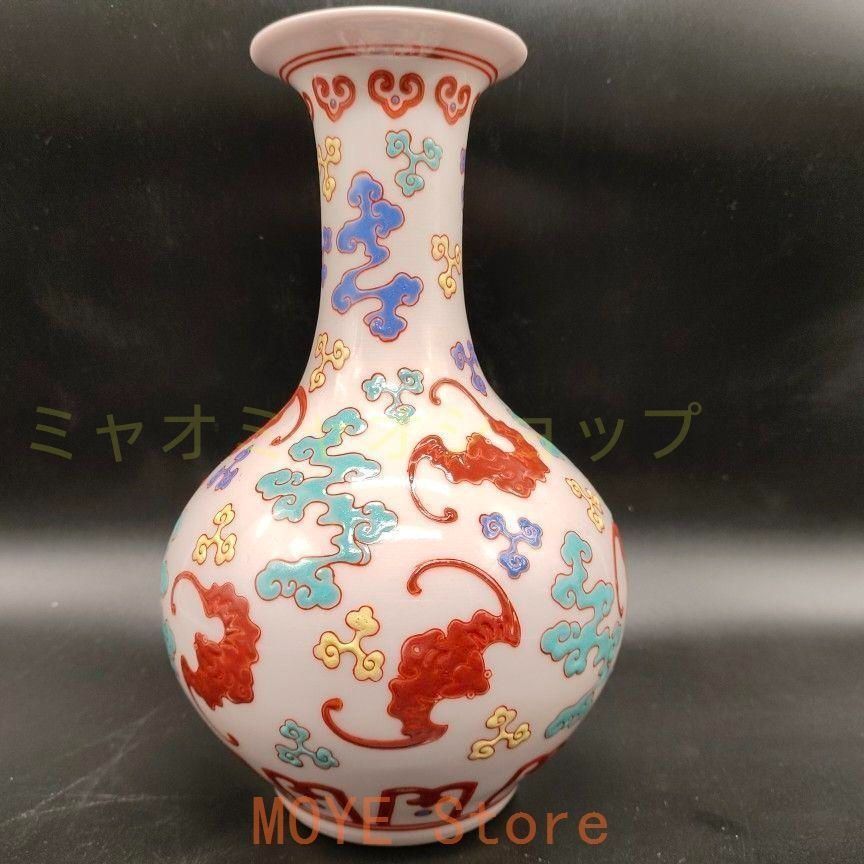 福寿瓶 応接間 玄関 本棚 博古架 景徳鎮 置物