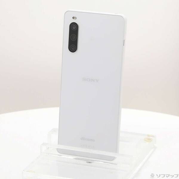 中古品〕 Xperia 10 IV 128GB ホワイト SO-52C docomo SIMフリー