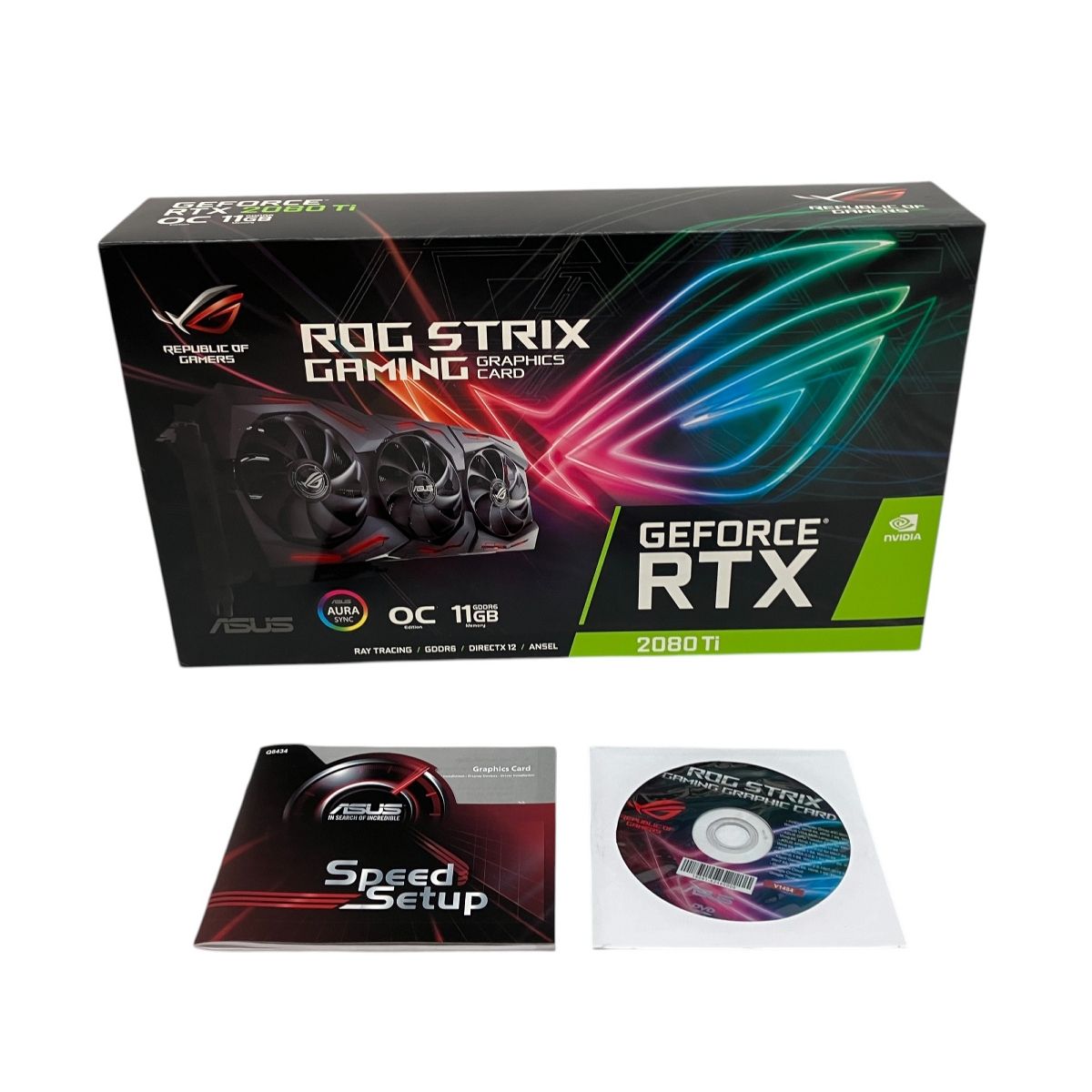 グラフィックボード・グラボ・ビデオカード ASUS GeForce RTX 2080 Ti 11GB OC Amazon.com: ASUS GeForce RTX 2080 TI ROG Strix 11GB GDDR6