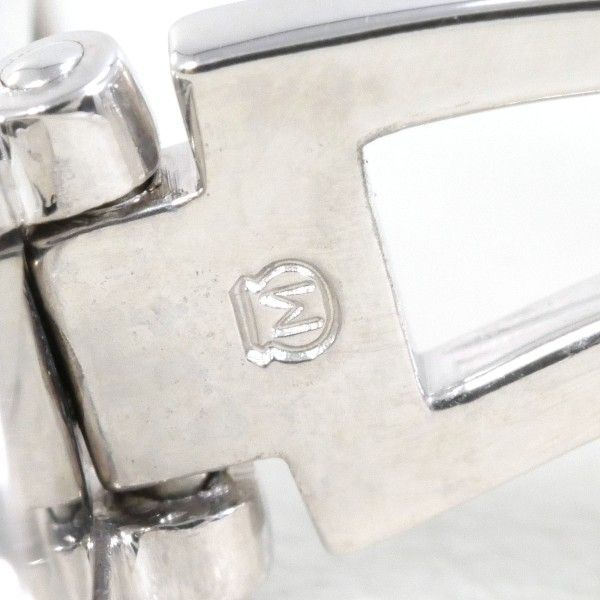 ミキモト K18WG カフス（片方） パール（真珠） ダイヤ 総重量約5.6g  