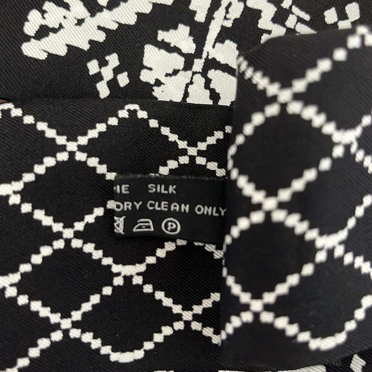 CHANEL(シャネル) スカーフ美品 - 黒×白 リボンスカーフ/ヘア