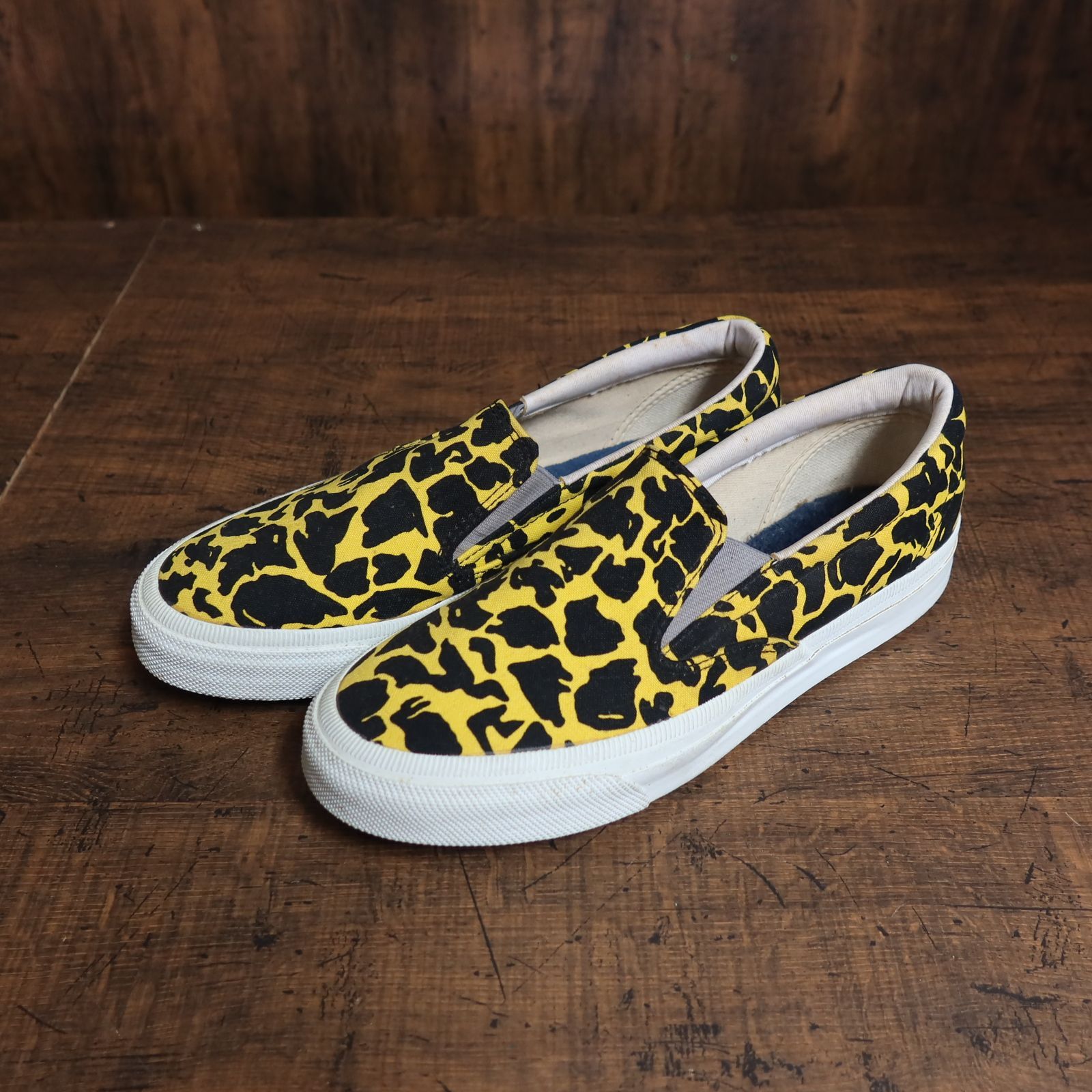 希少デザイン USアイテム☆CONVERSE コンバース スリッポン レオパード 