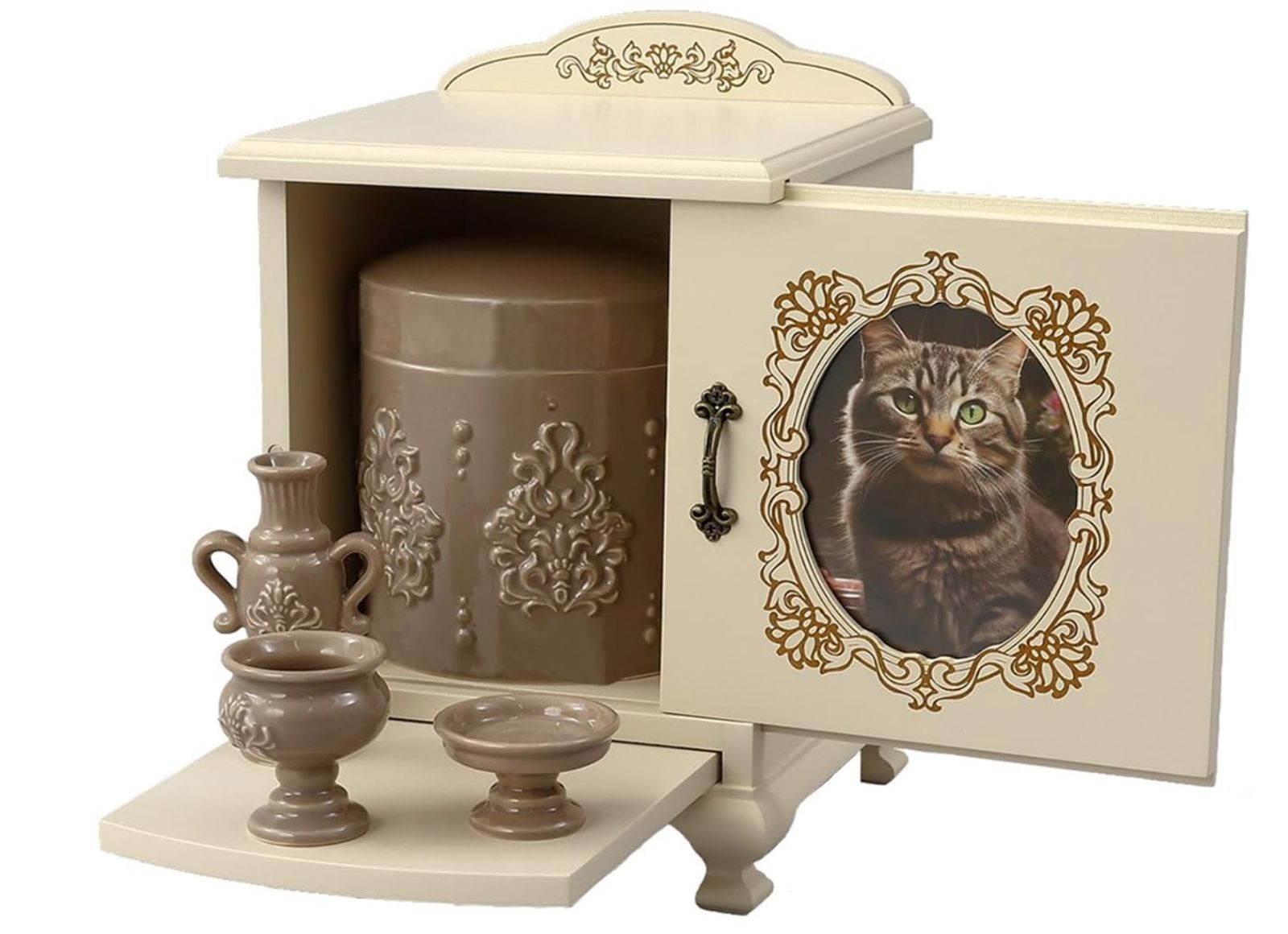 骨壺収納 ボルドー