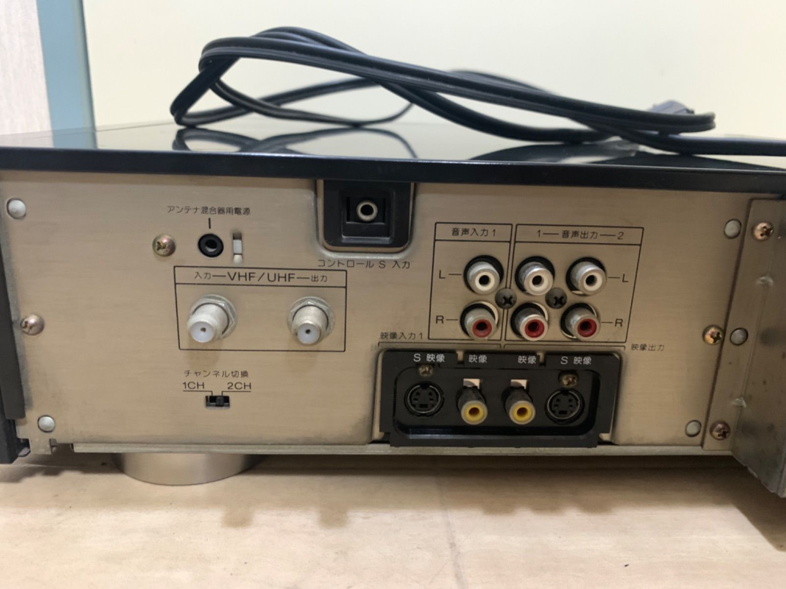 超希少】SONY EDV-5000 ベータビデオデッキ ジャンク品 説明書付き