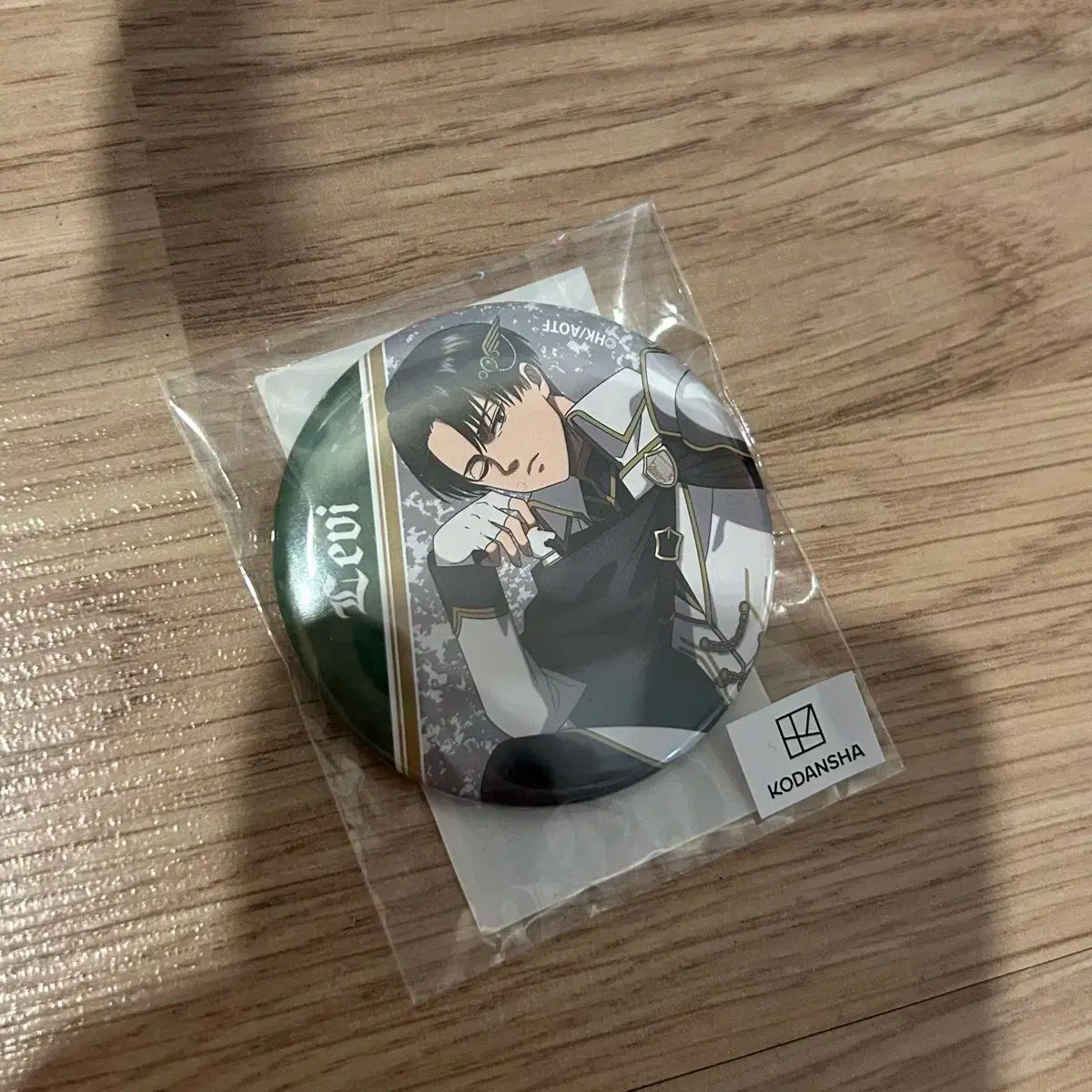 進撃の巨人 まるくじ チェス 缶バッジ リヴァイ 6個セット 進撃の巨人