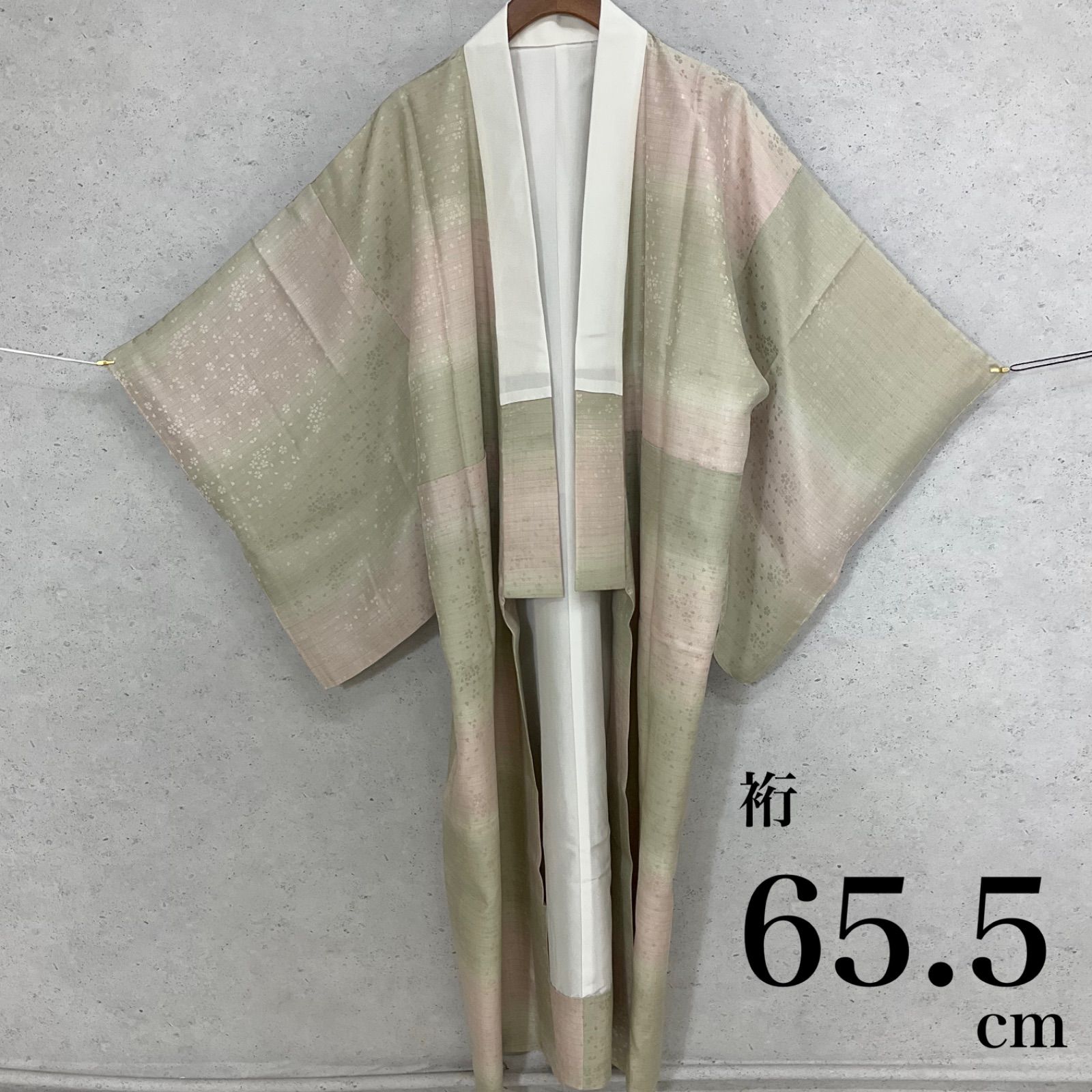 kimono+one◇未使用同然◇長襦袢◇袷◇半衿付き◇暈し染め◇正絹