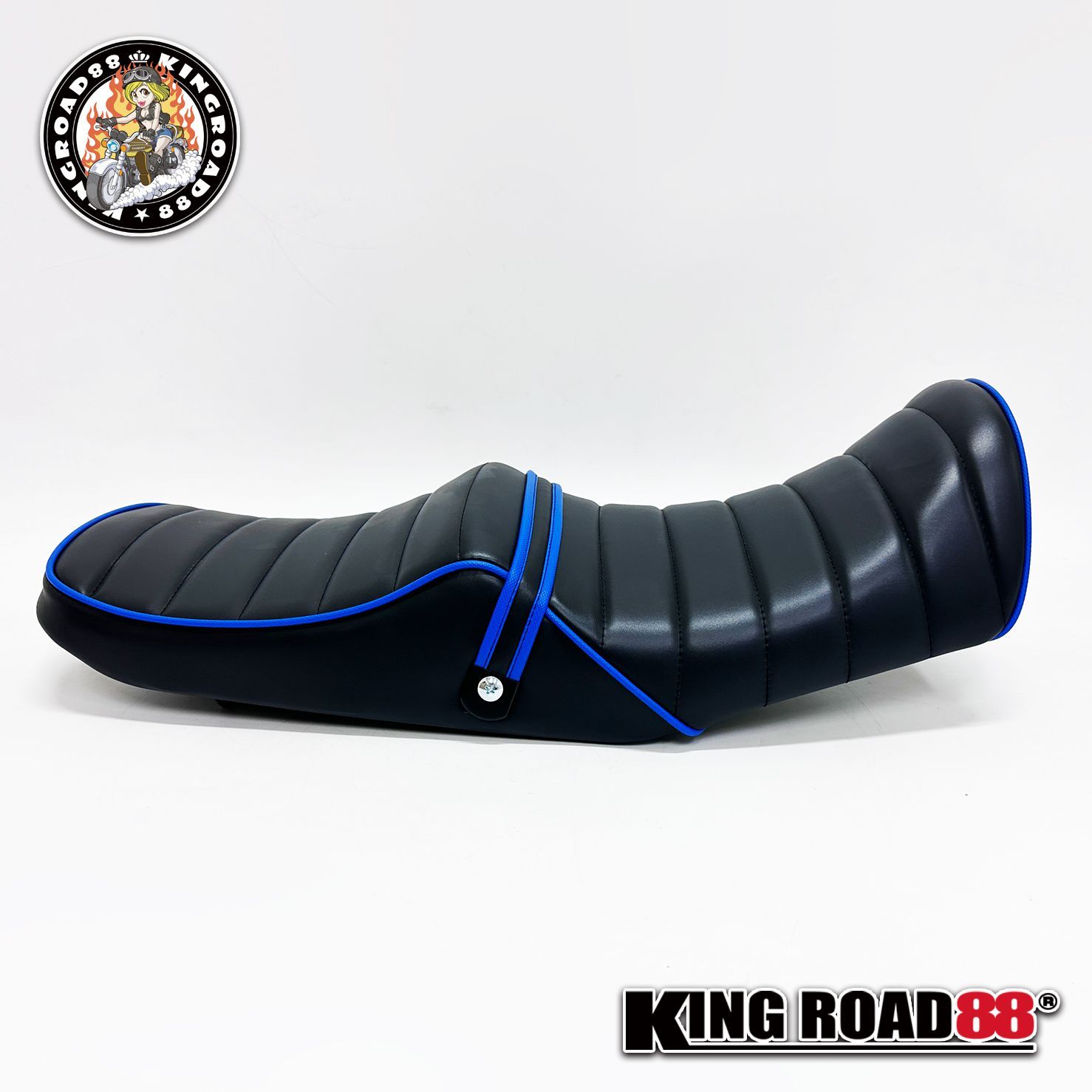 XJR400 前期 4HM KingRoad88 タックロールシート あんこ抜き ブルー