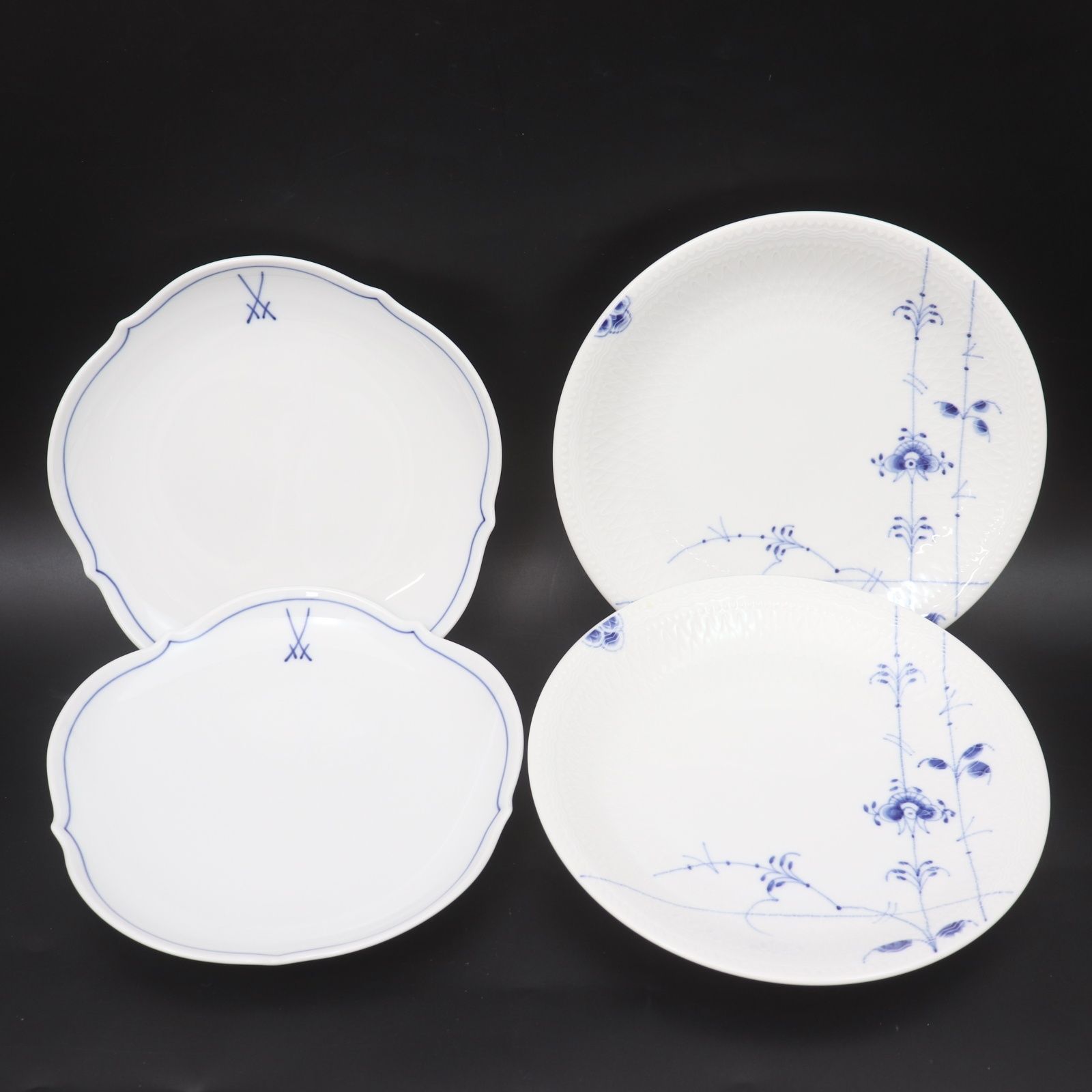 マイセン 双剣 ケーキ、デザート、サラダ皿 6枚セット - メルカリ