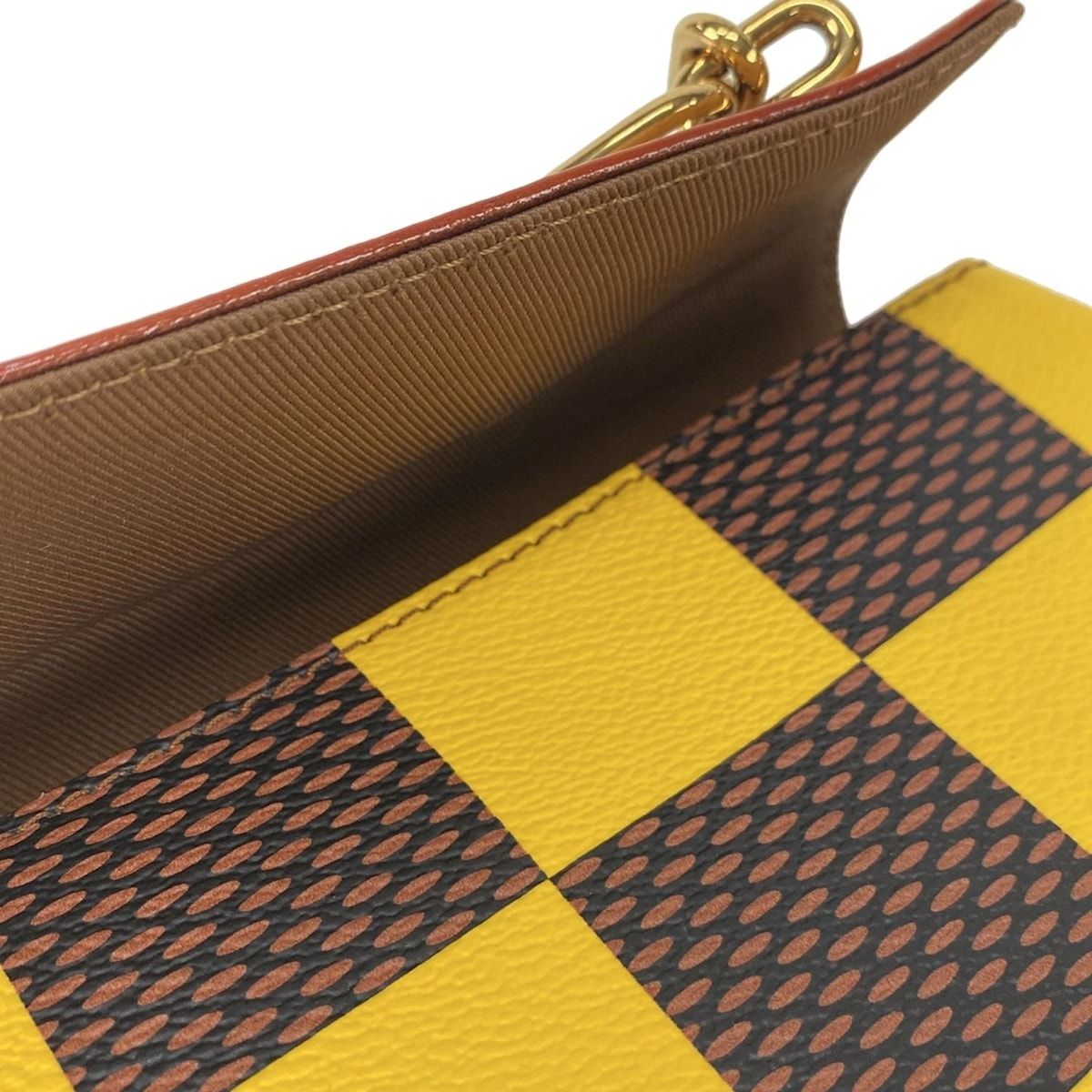 LOUIS VUITTON ルイヴィトン ハンドバッグ ダミエ ポップ ナノスティーマー N40536 ジョーヌ DECORATOM_COM_BR