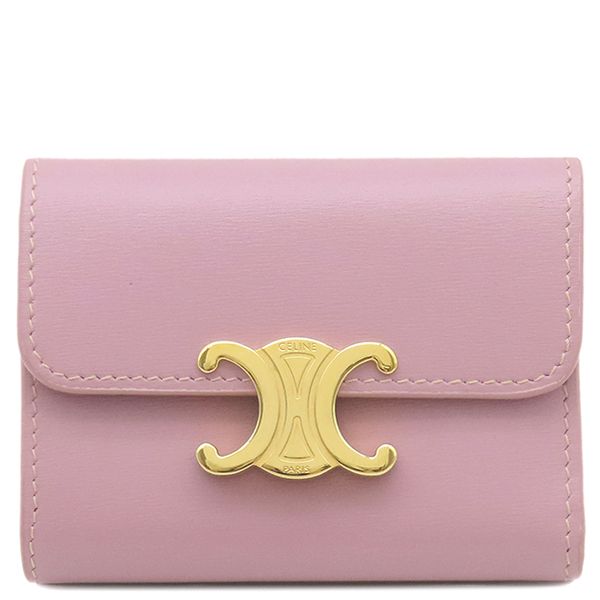 セリーヌ CELINE 三つ折り財布 トリオンフ コイン入れ付き コンパクト