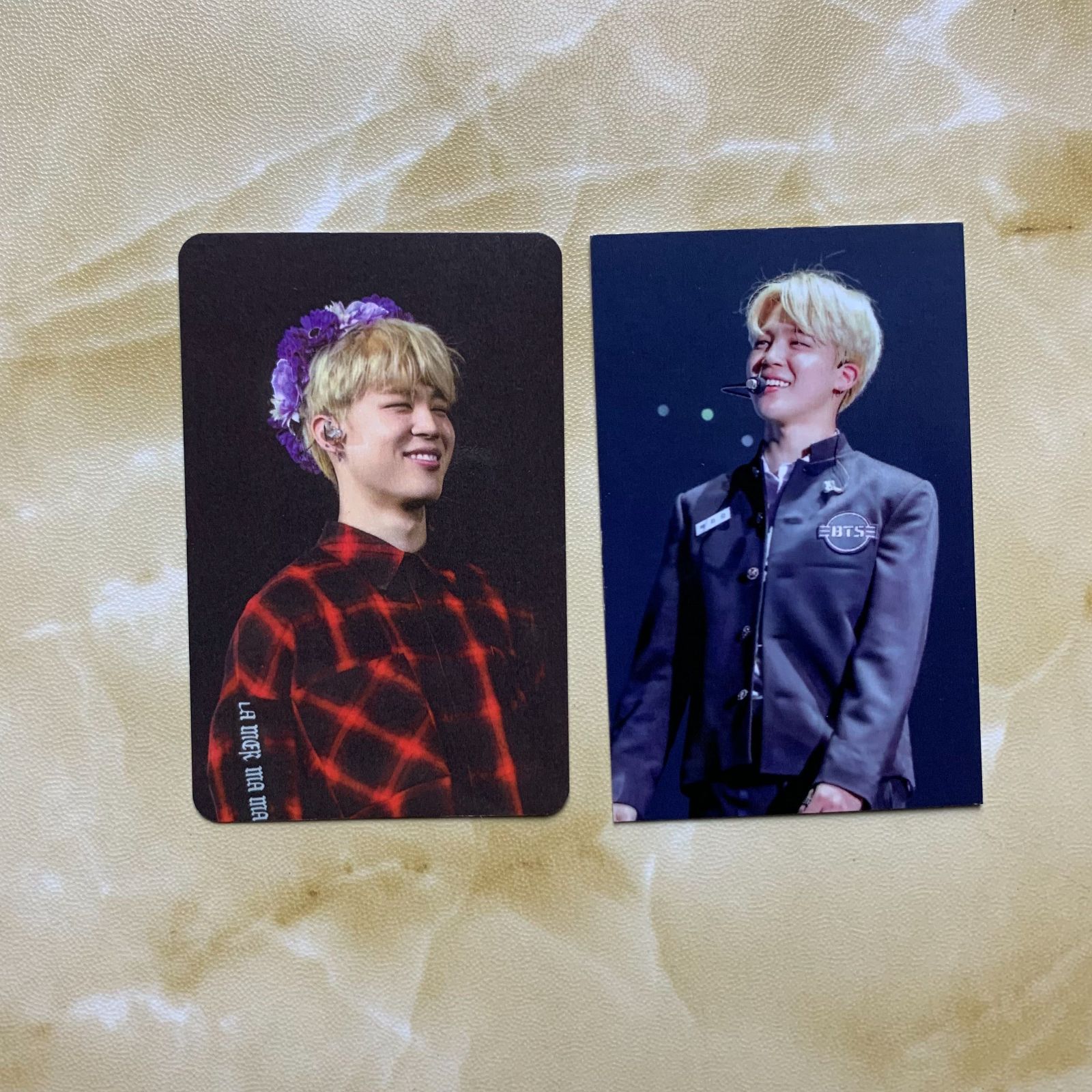 BTS JAPAN OFFICIAL FANMEETING Vol.3 君に届く DVD PHOTO CARD JIMINジミン BTS 日本 ペンミ と会場 予約特典 トレカ 2枚セット