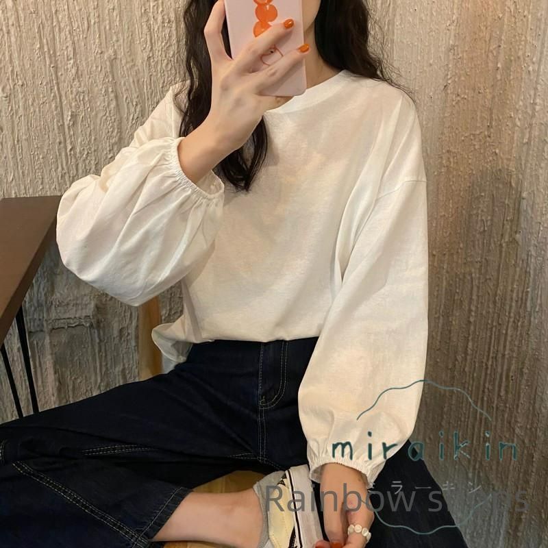 Tシャツ ゆるTシャツ カットソー ドロップショルダー 無地 長袖 トップス レディース 楽天市場】Tシャツ ゆるTシャツ カットソー ドロップショルダー