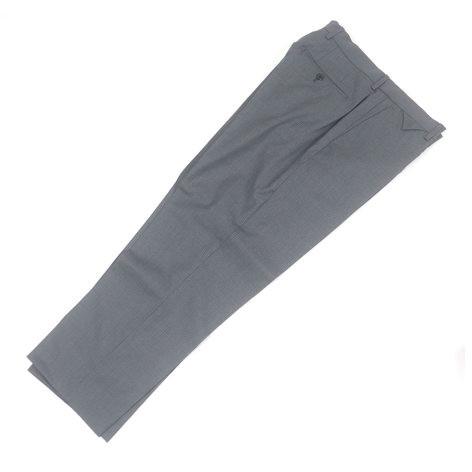 ルイヴィトン　グレー ピンストライプ スーツ 2つボタン LOUIS VUITTON 未使用品□LOUIS ルイヴィトン ストライプ柄 シングル