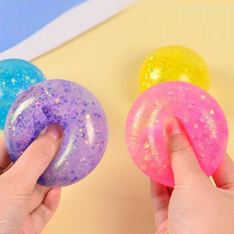 スクイーズボール 4点セット ストレス解消ボール 破れにくい 子供 大人