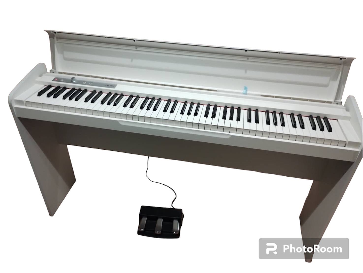 直接引き取り限定### KORG コルグ電子ピアノLP-180WH ホワイト 19年製 
