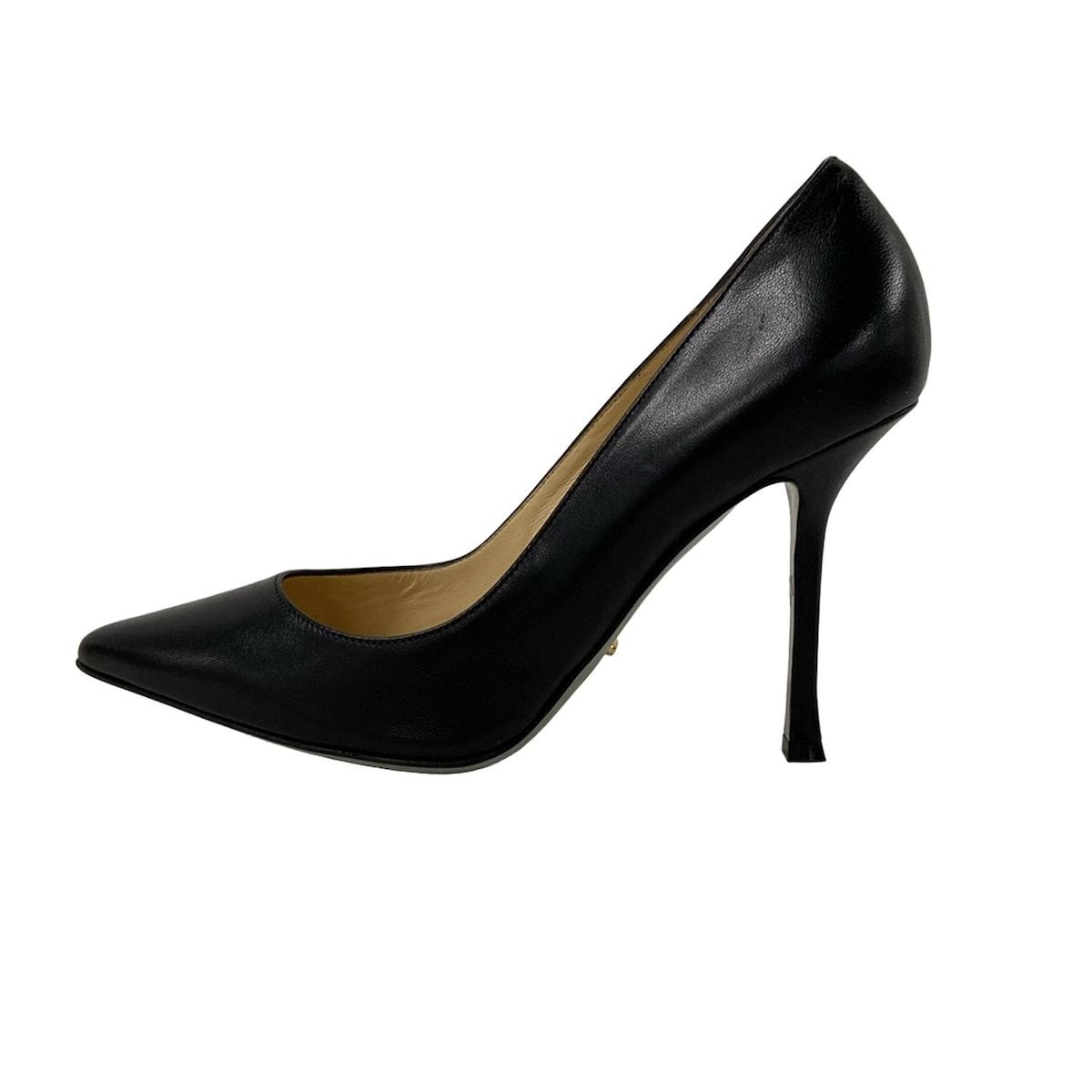 sergio rossi セルジオロッシ パンプス 38 1|2 レディース - 黒 レザー