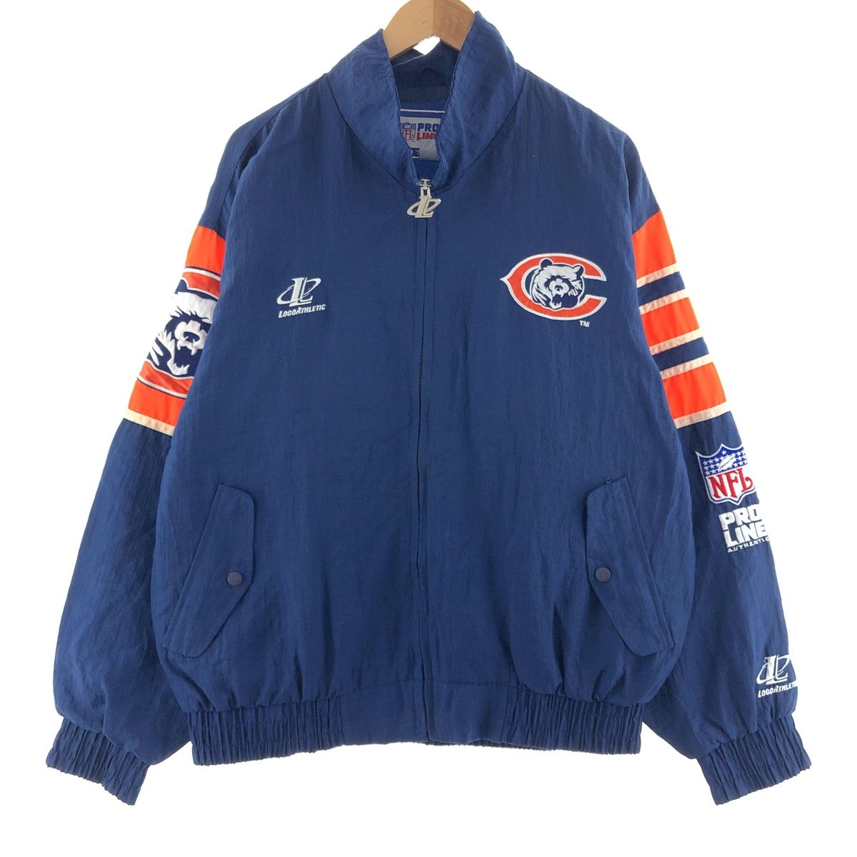 古着 LOGO ATHLETIC NFL CHICAGO BEARS シカゴベアーズ ナイロン 