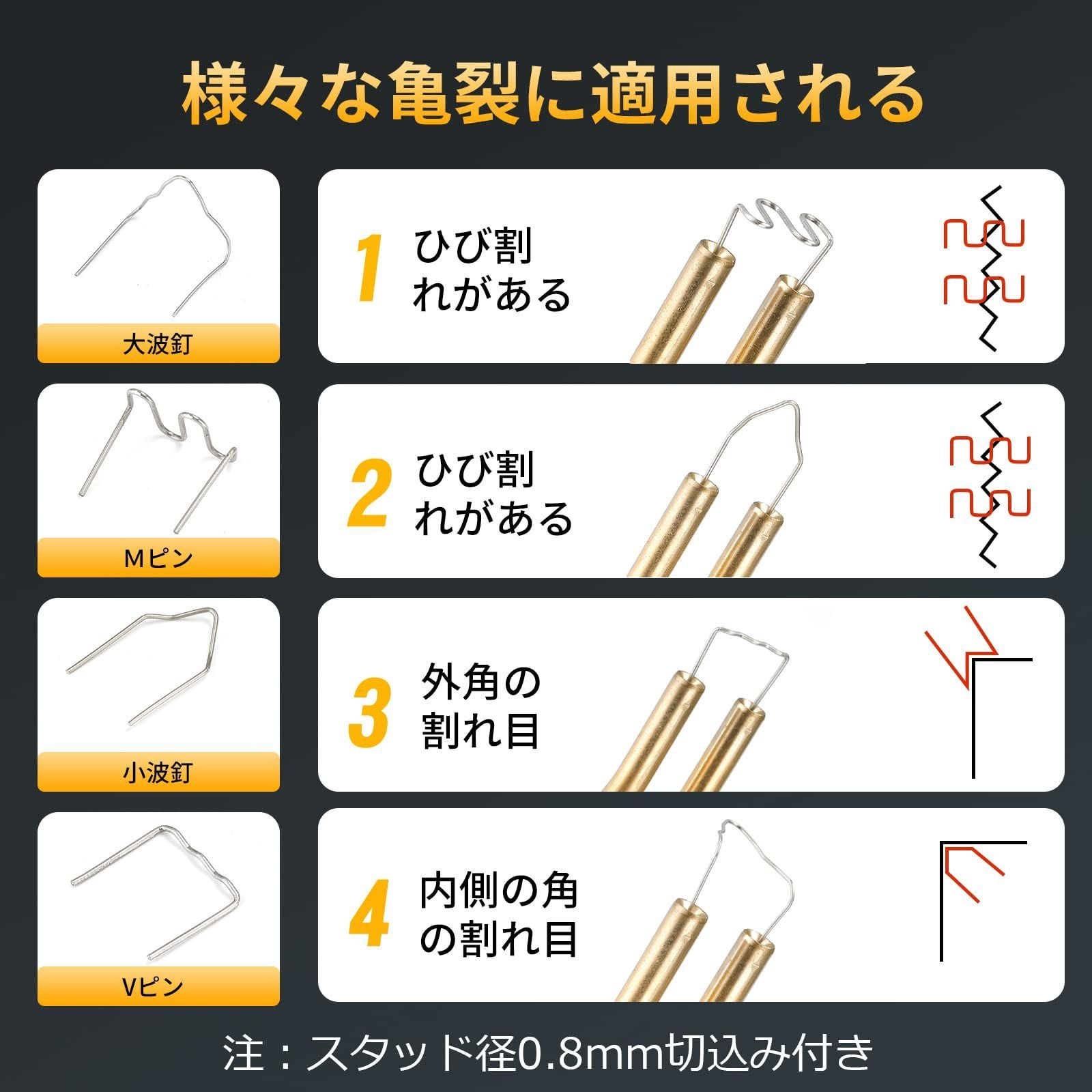 数量限定】Seesii プラスチック溶接機 120W バンパー修理溶接ツール