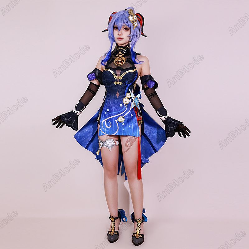 原神(Genshin)甘雨(かんう) コスプレ衣装 ウイッグ付き 海灯 原神(Genshin)甘雨(かんう) コスプレ衣装 ウイッグ付き 海灯