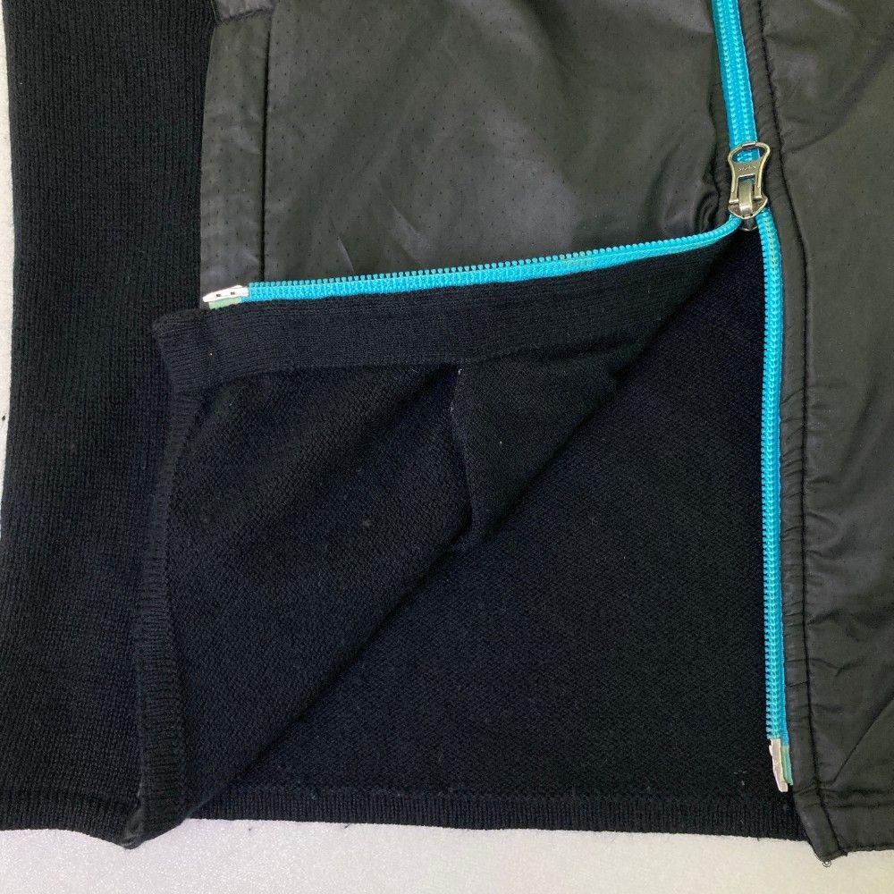サイズ：XL PUMA GOLF プーマゴルフ  ニット切替 ジップジャケット  ネイビー系 [240101463867] ゴルフウェア メンズ ストスト サイズ：O PUMA GOLF プーマゴルフ 切替 ニット ジップ