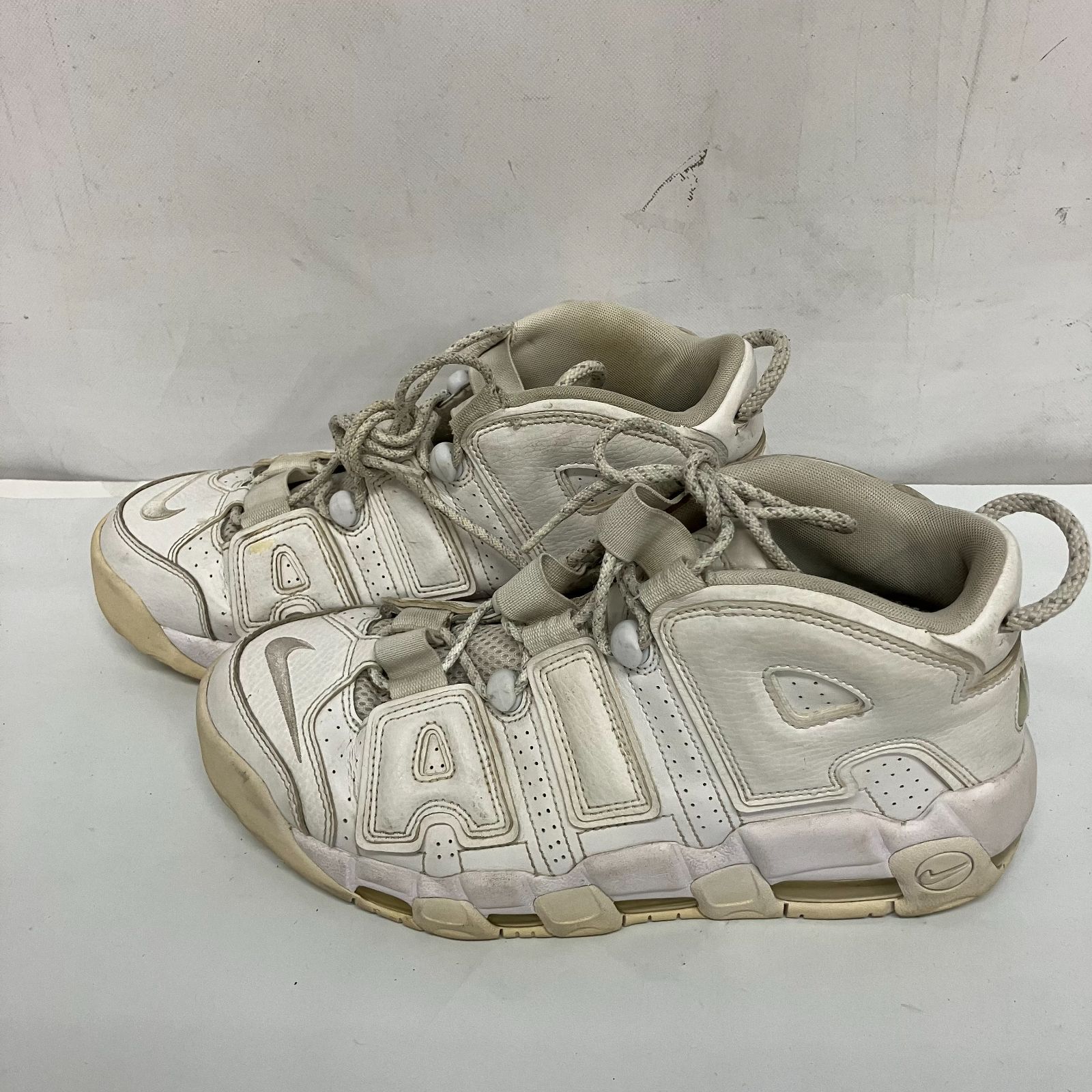 NIKE エアモアアップテンポ　トリプルホワイト　26cm Amazon | [ナイキ] サンダル メンズ エアモアアップテンポ スライド