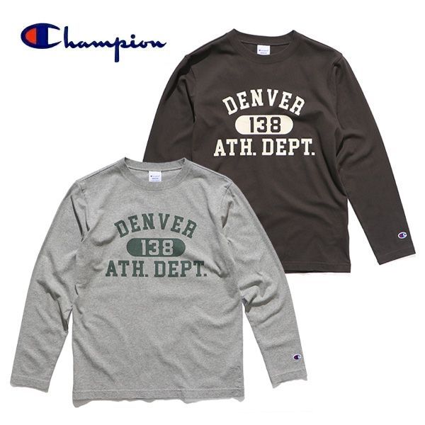チャンピオン【Champion】ロングスリーブTシャツ 24FW ベーシック ロンT 長袖 コットン メンズ トップス