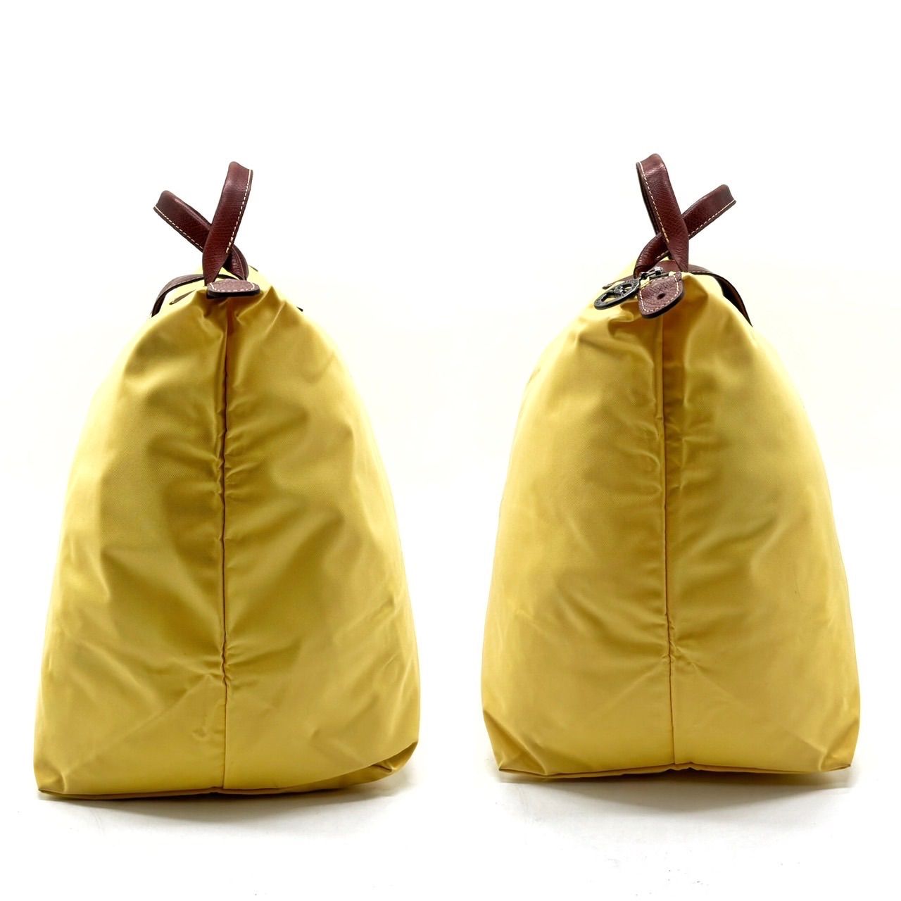 極美品】ロンシャン プリアージュ トートバッグ A4可能イエロー大容量449