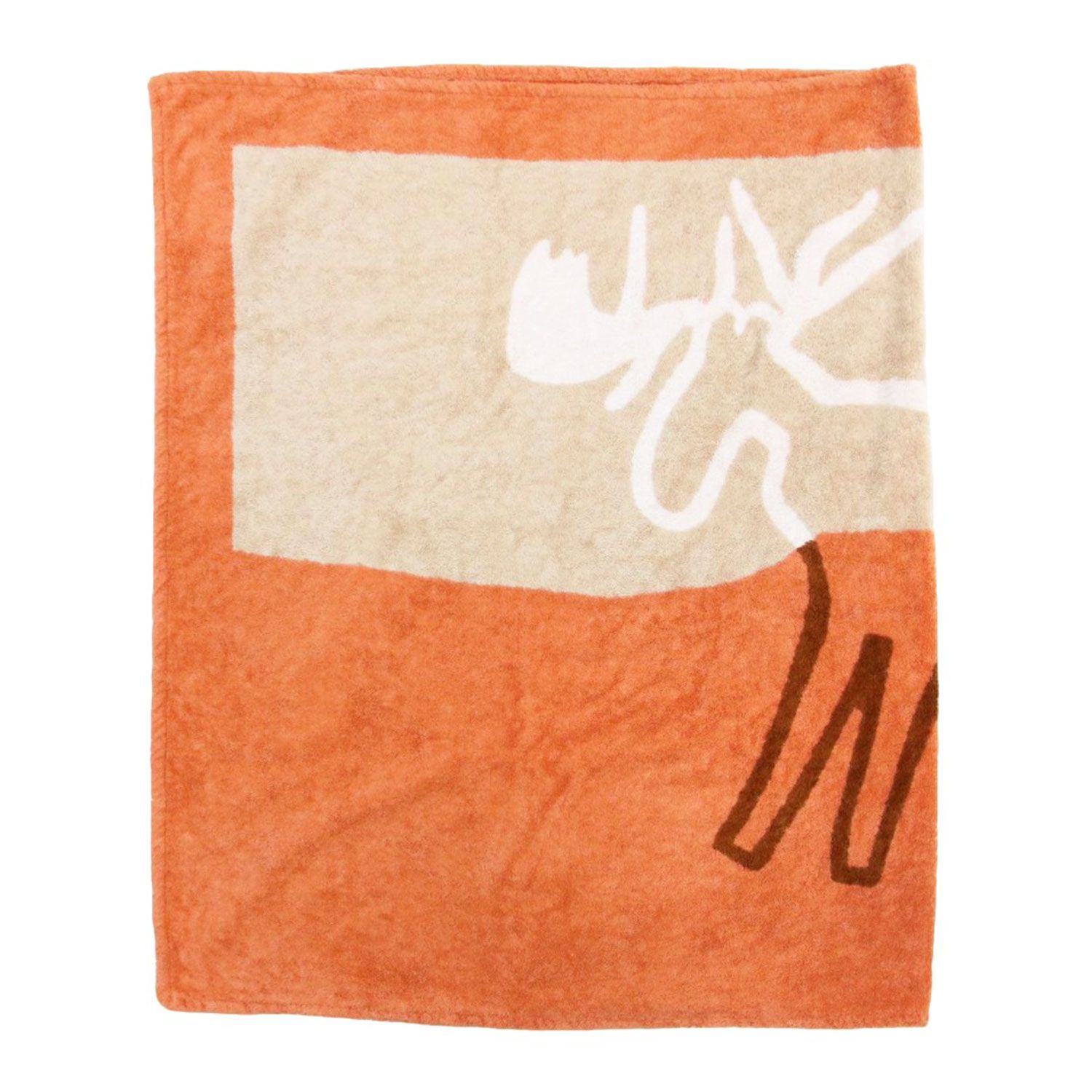 美品 可愛い エルメス ビーチタオル ラグ 玄関マット 犬 バセット