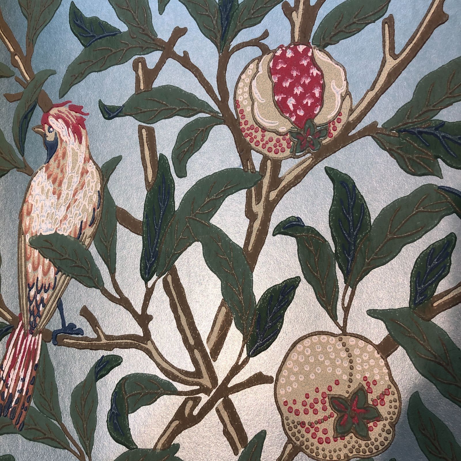 輸入壁紙 ウィリアムモリス 1.3m 216820 Bird & Pomegranate 輸入壁紙 ウィリアムモリス 1.3m 216820 Bird & Pomegranate