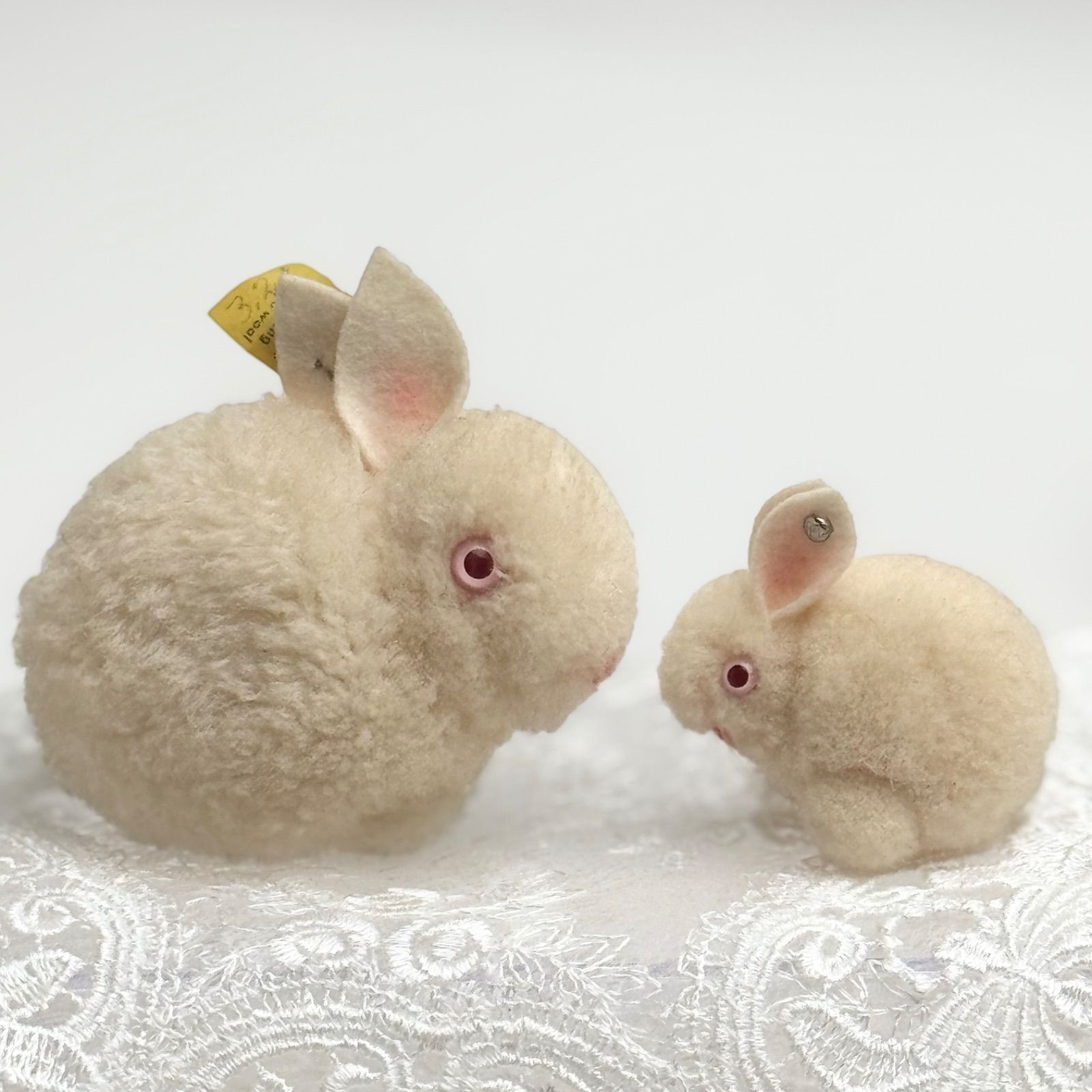 Steiff - シュタイフ★Woolen Rabbit ID完品★ぽんぽんラビット/うさぎ/兎 Steiff - シュタイフ☆Woolen Rabbit ID完品☆ぽんぽんラビット
