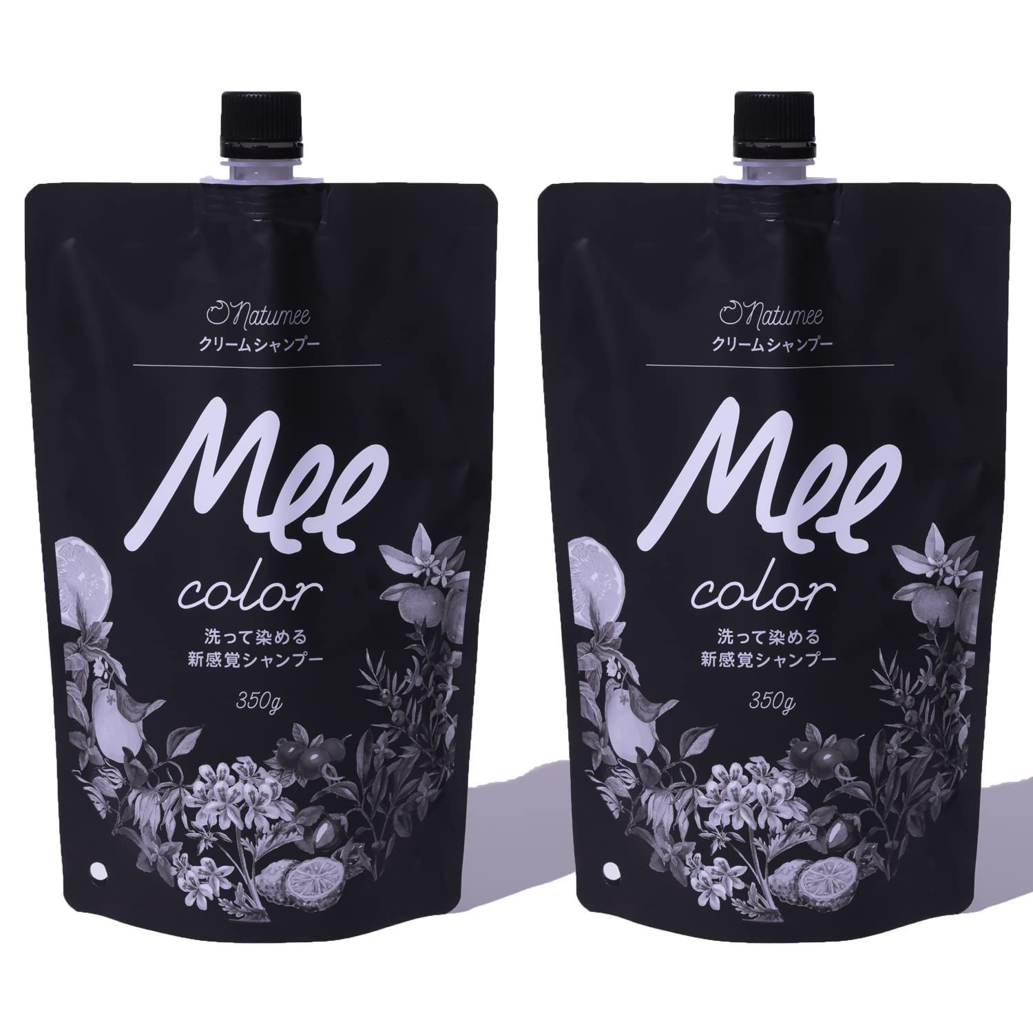 特売 Mee Color ミー 2個セット クリームシャンプー MEE color ナチュラルブラウン350g