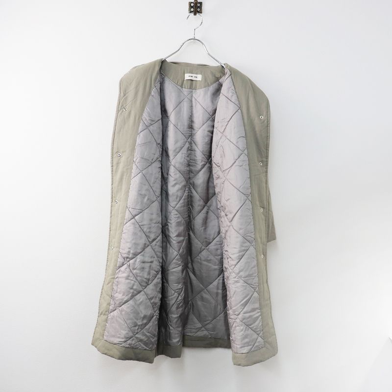 エヴァムエヴァ evam eva 美品 2021AW padding hooded long coat