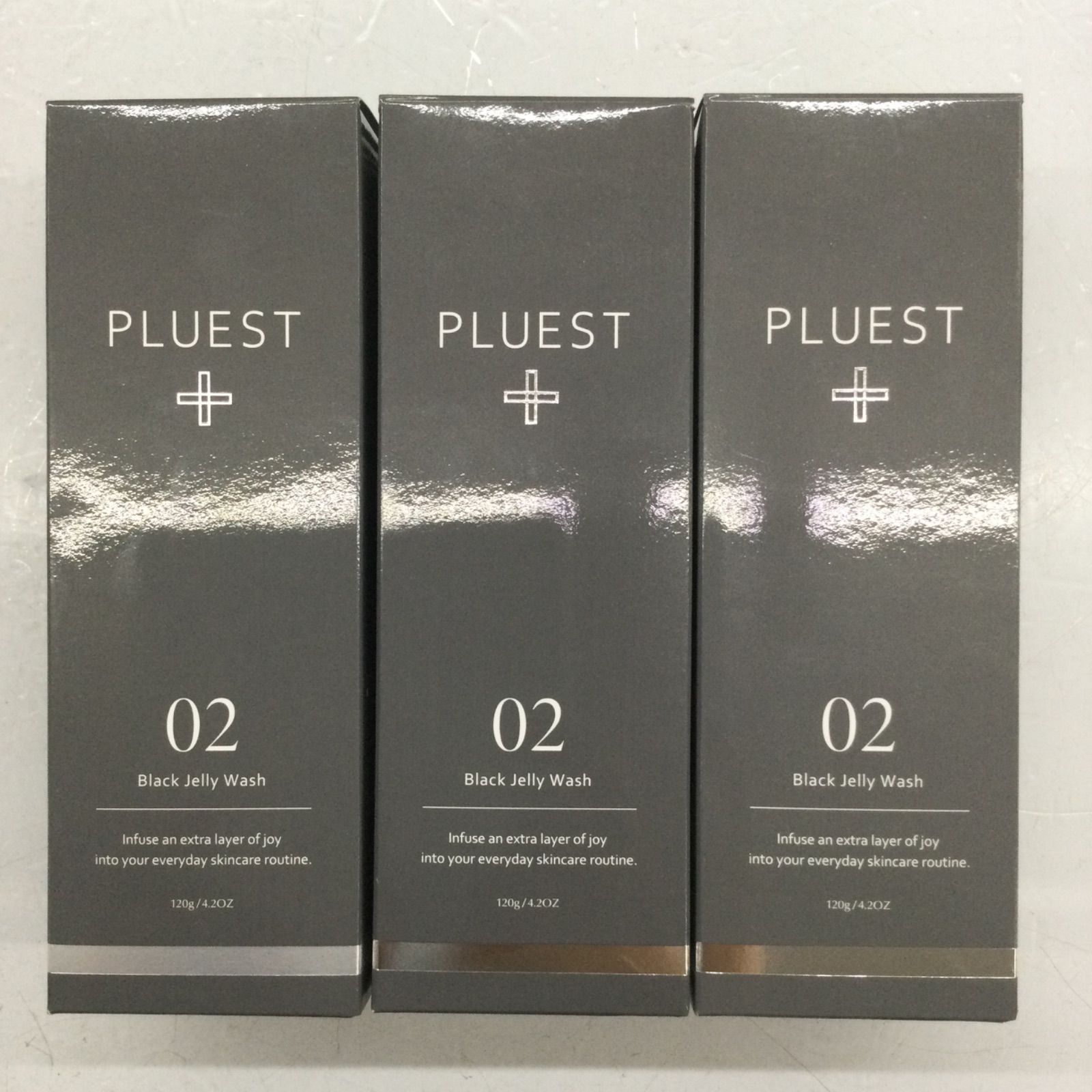 ［新品］プルエスト ブラックジェリーウォッシュ 120g 3本セット PLUEST プルエスト ブラックジェリーウォッシュ 3本 洗顔 毛穴