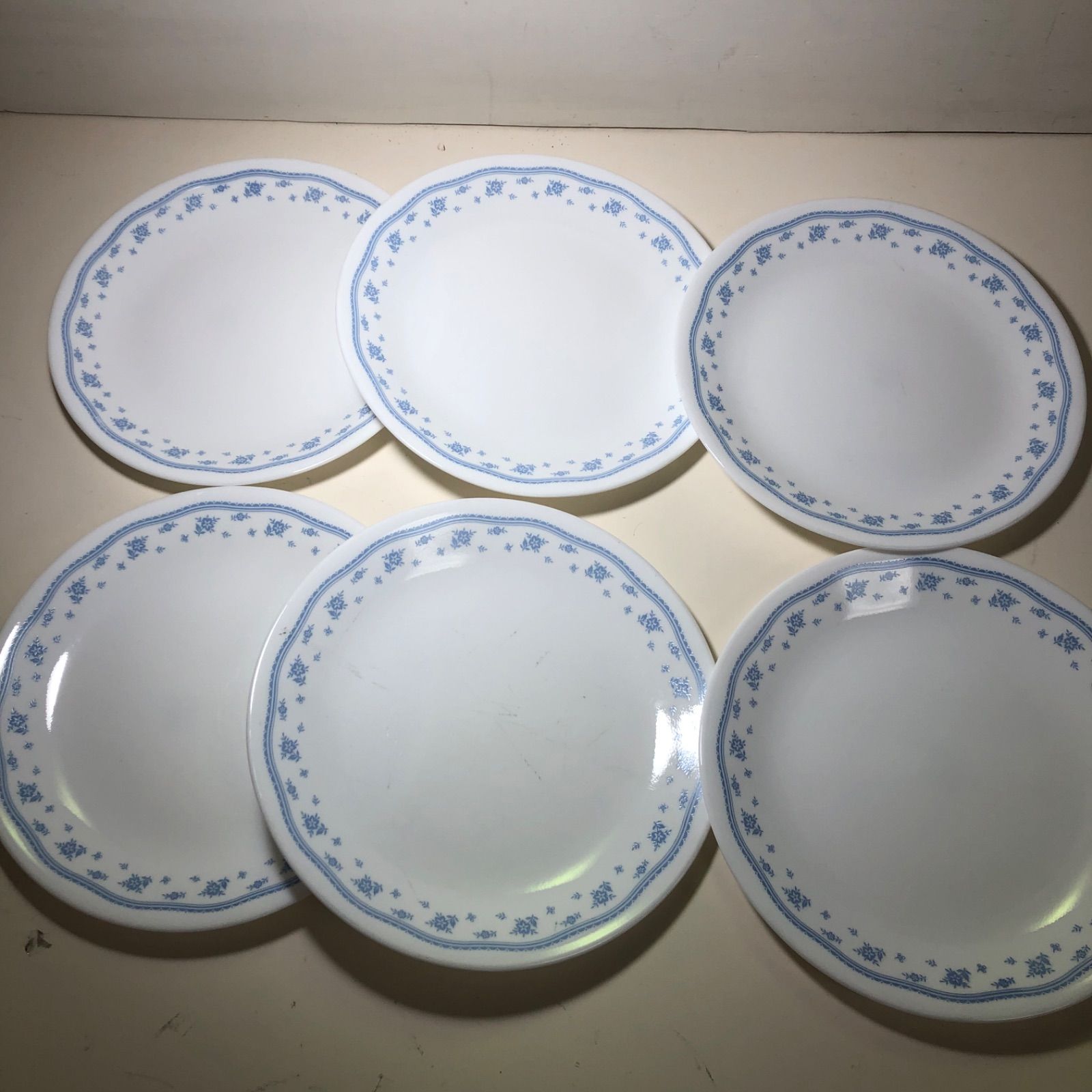 ☆大幅値下げ！ コレール モーニングブルー 食器 24枚セットまとめ売り 