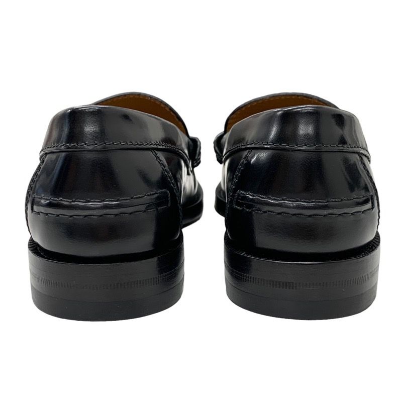 グッチ GUCCI ローファー 革靴 靴 シューズ レザー ブラック 黒 未使用 インターロッキングG - メルカリ