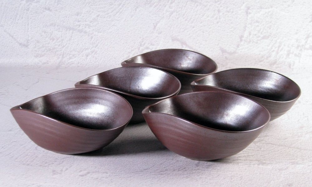 鬼丸碧山作 高取向付5客 幅：14cm 極美品 共箱/25i028 - メルカリ