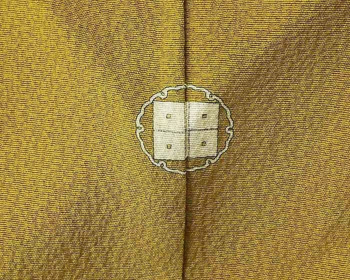 色無地 正絹 染色作家 二代目清次郎作 身丈156cm 裄丈62.5cm 色無地 四