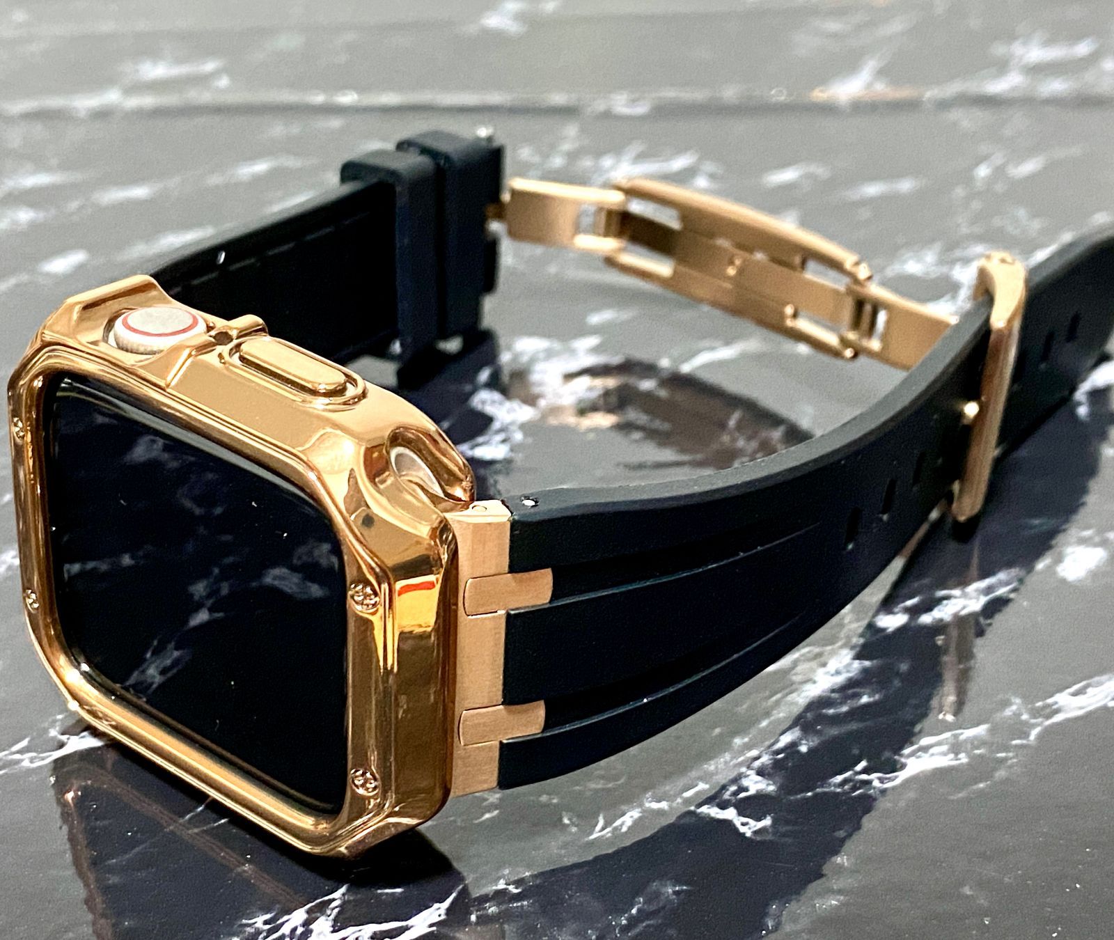 シームレス アップルウォッチ ラバーベルト Apple Watch ケース