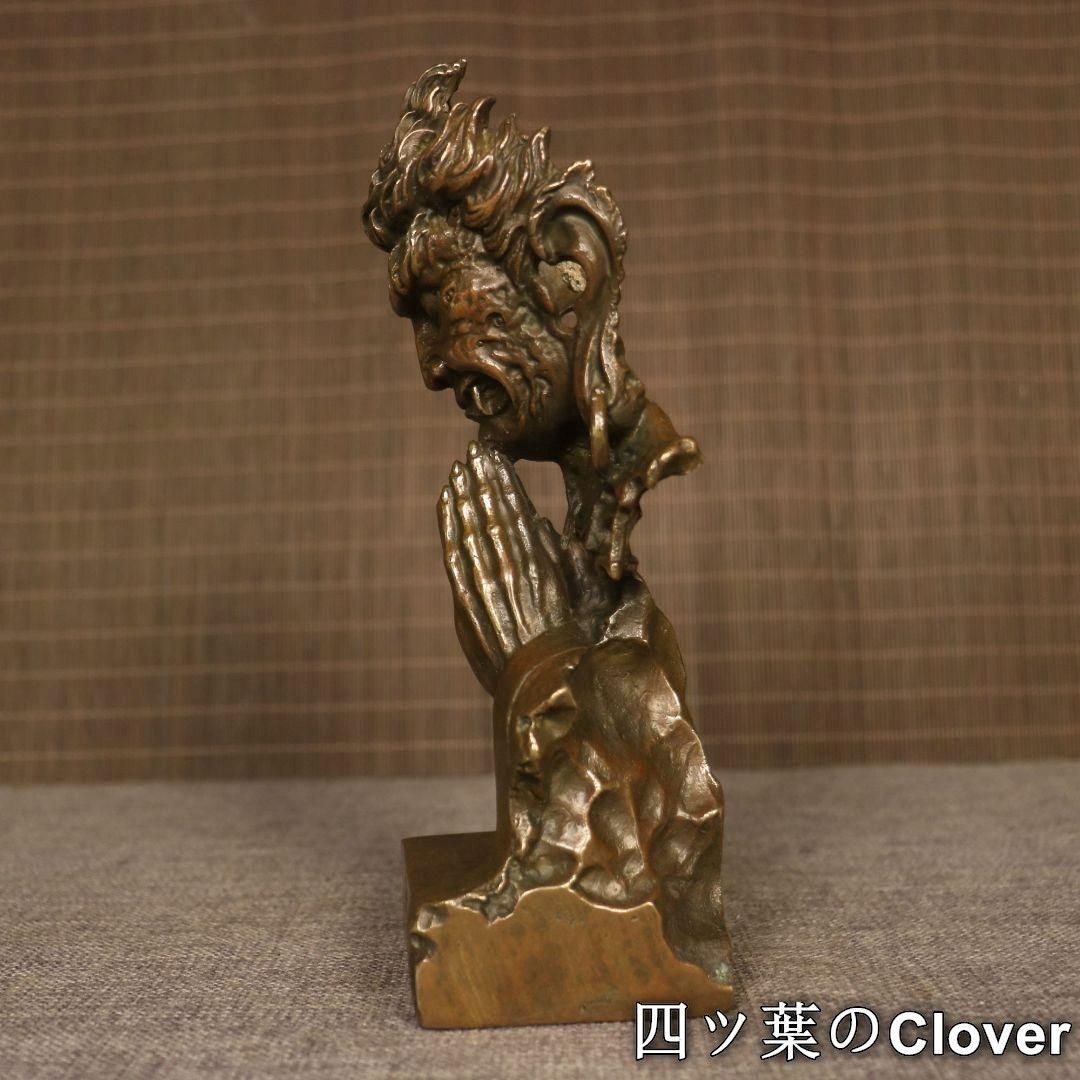 美術品・アンティーク・コレクション 銅製 釈迦如来仏仏像 事務