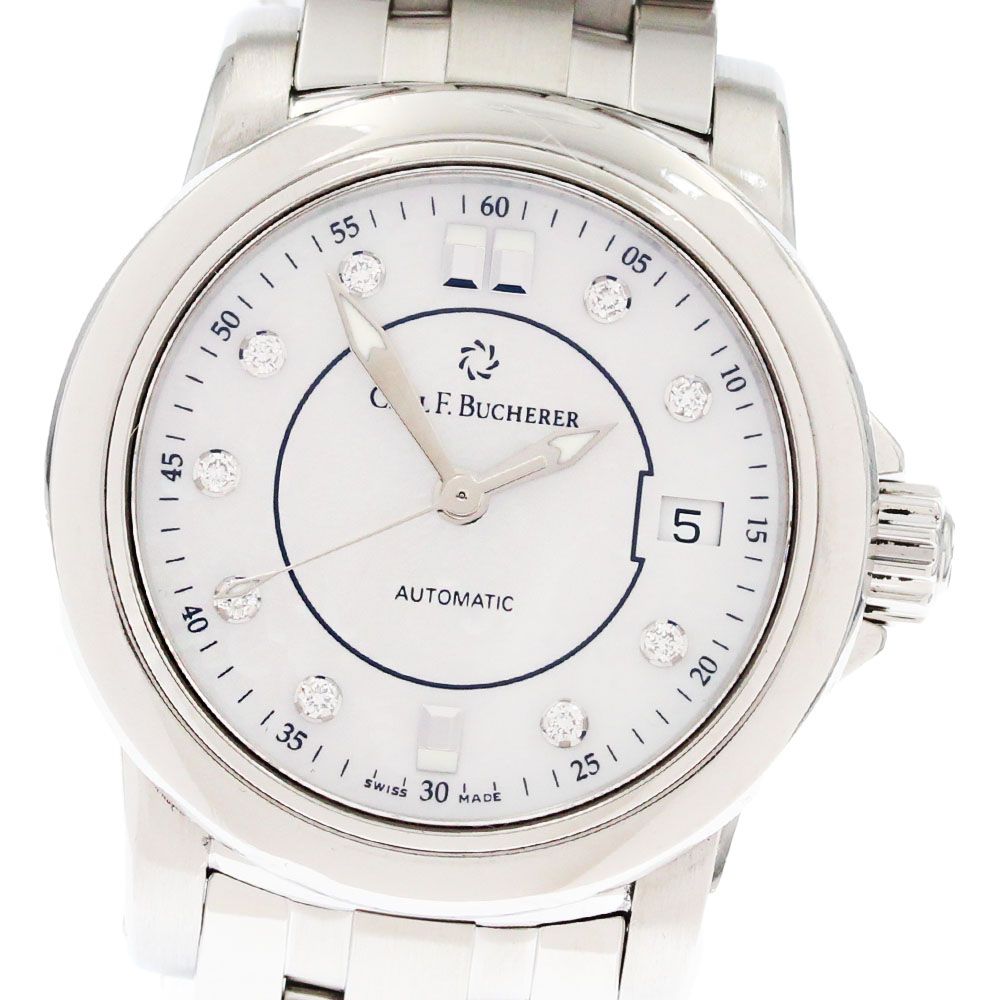 カール F.ブヘラ CARL F.BUCHERER 10621.08 パトラビ 9Pダイヤ 自動巻き レディース_871503
