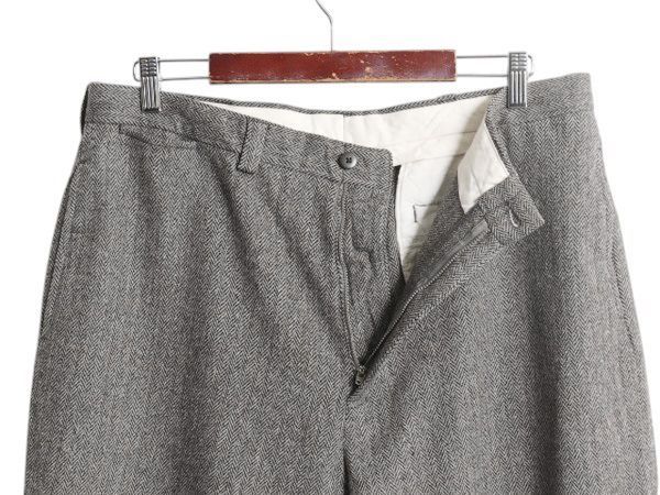 90s POLO RALPH LAUREN 千鳥格子 2タック コットン ウール スラックス