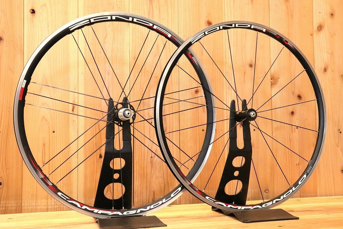 カンパニョーロ CAMPAGNOLO ゾンダ ZONDA アルミ クリンチャー ホイールセット シマノ 11S 12S ナローリム 15C 芦屋店