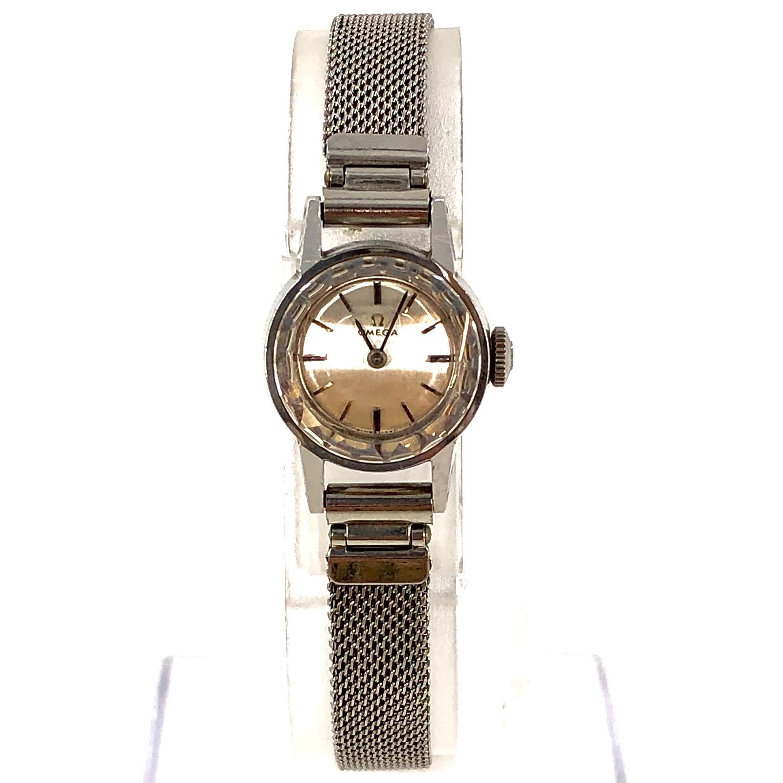 OMEGA オメガ カットガラス レディース腕時計 SS/手巻き
