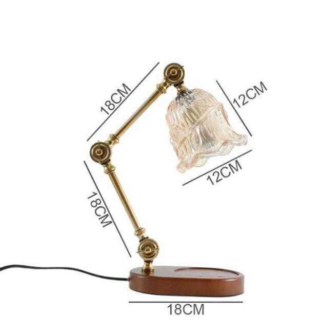 機械鉄芸アロマランプ融蝋灯誕生日プレゼント寝室ベッドヘッドライトアメリカンレトロロマンチック装飾スタンド