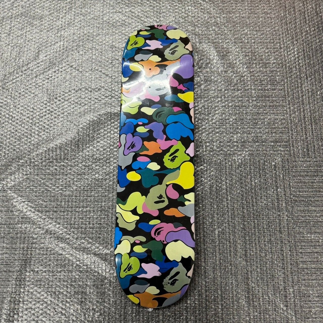 A Bathing Ape BAPE Multi Camo Skateboard Deck Black アベイシング