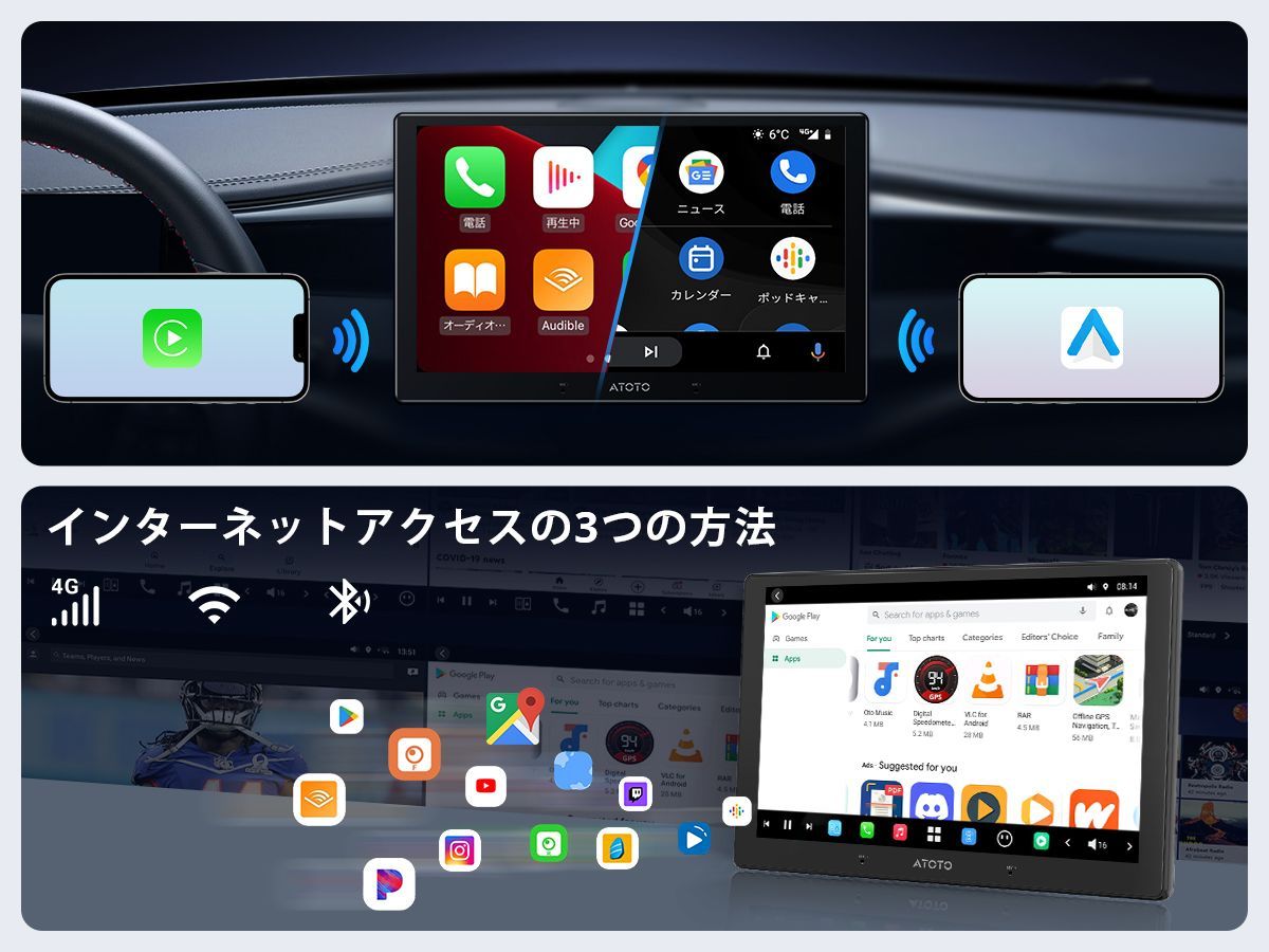 PanasonicStradaCN-S300D フルセグ/BT/DVD/SD録音 パナソニック